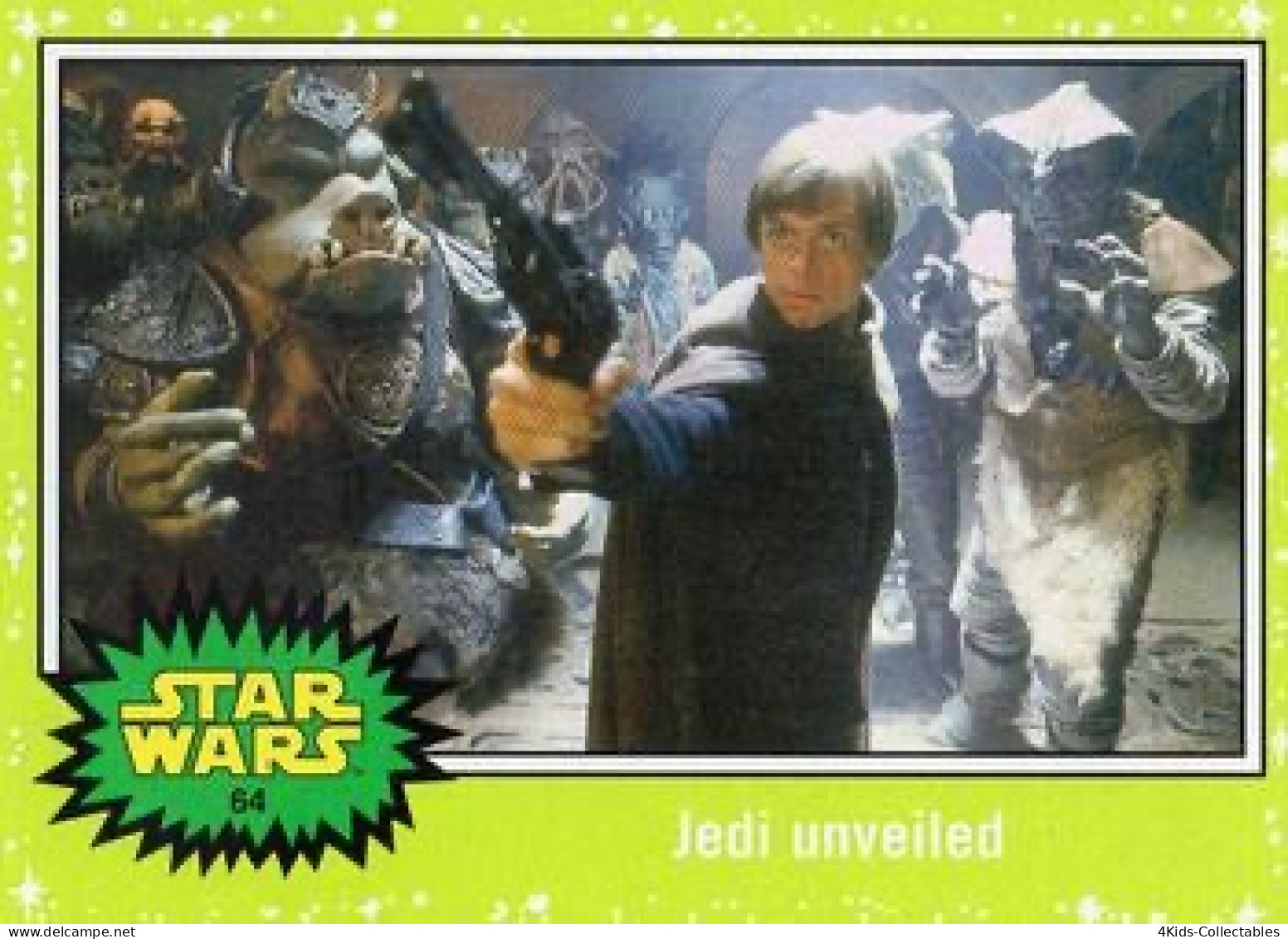 2015 Topps STAR WARS Journey To The Force Awakens "Jabba SLIME GREEN Starfield" Parallel #64 - Star Wars