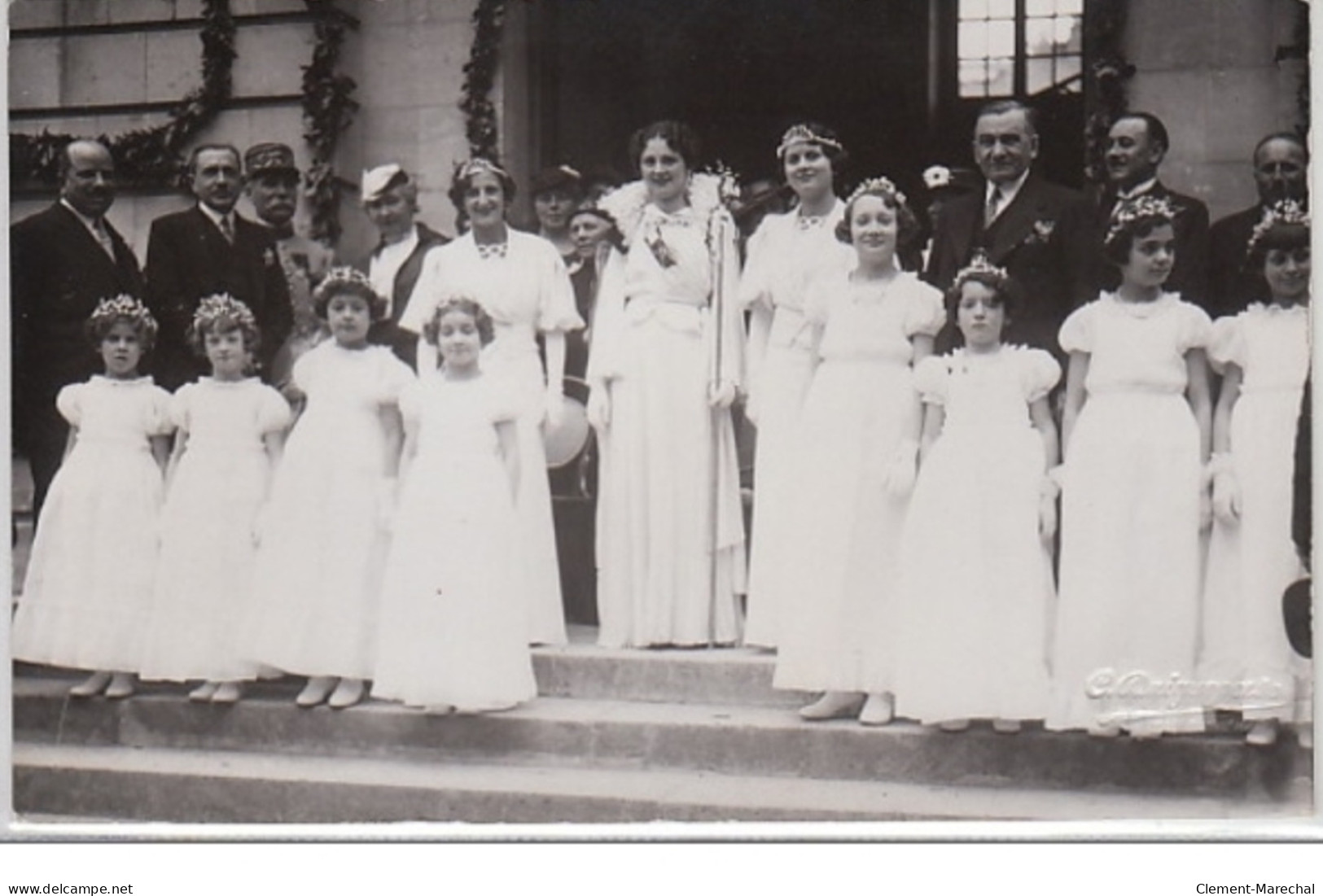 RAMBOUILLET : CARTE PHOTO - Fête Du Muguet 1936 (photographe Daigueperse) - Très Bon état - Rambouillet