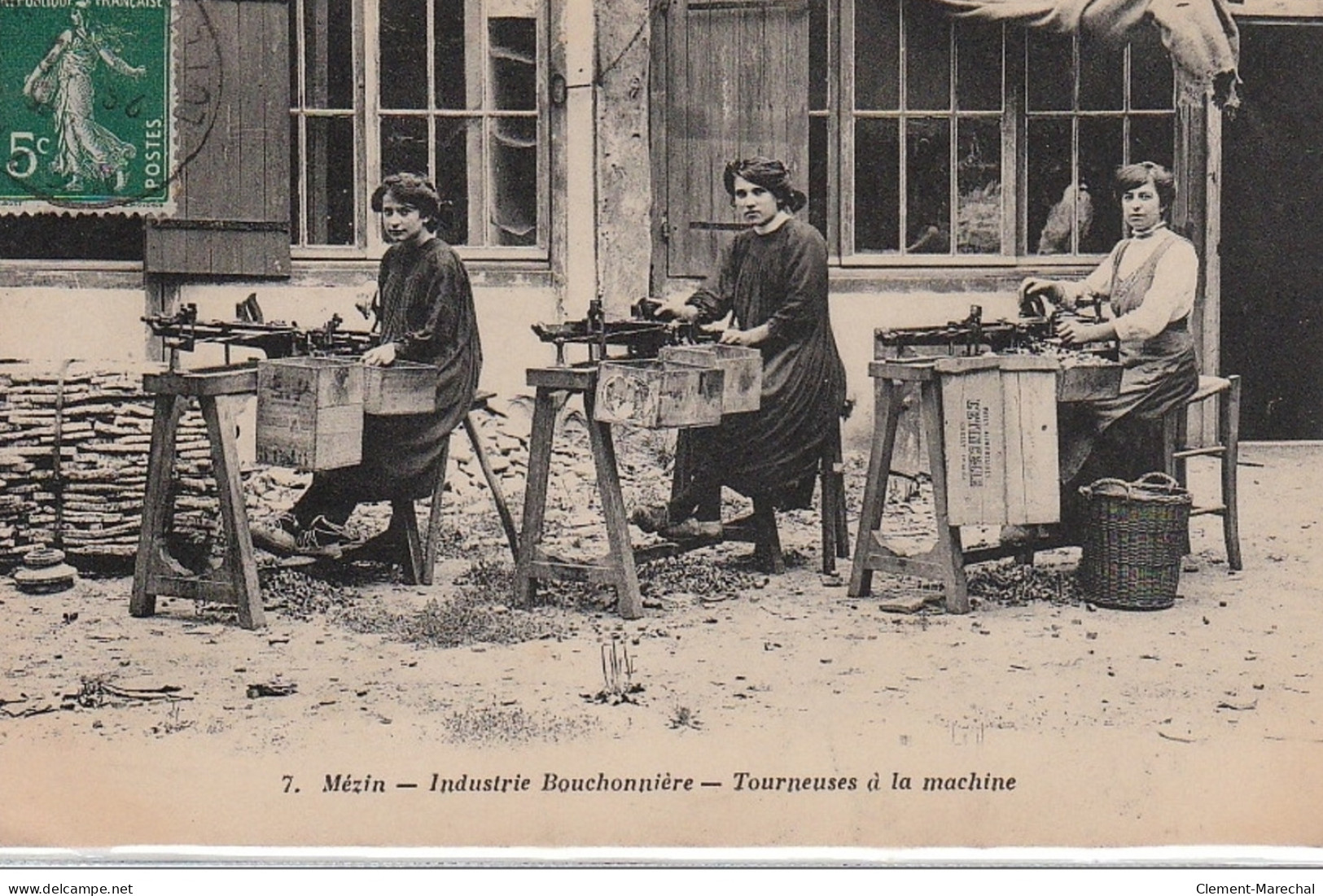 MEZIN: Industrie Bouchonnière - Tourneuses à La Machine - Très Bon état - Sonstige & Ohne Zuordnung