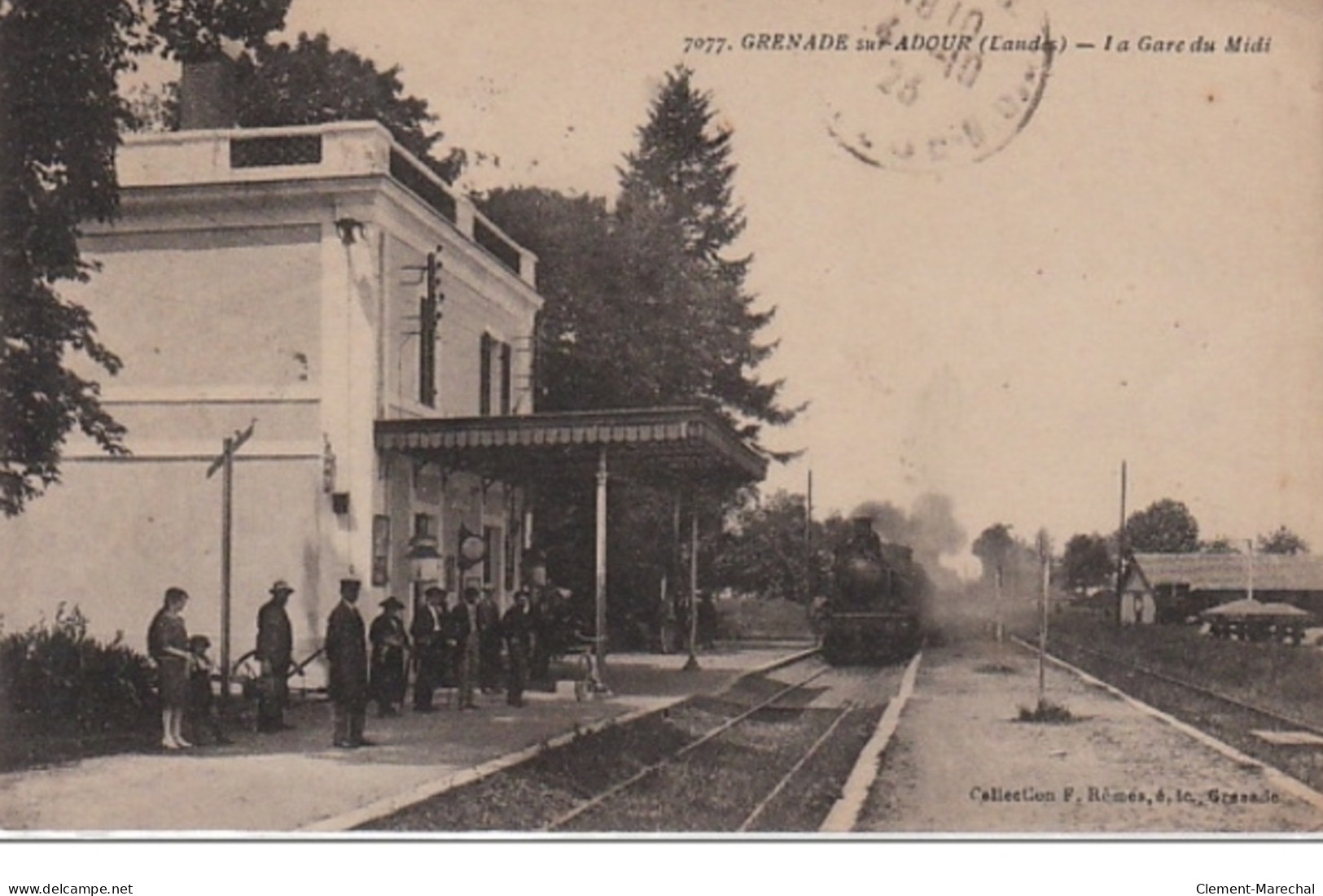 GRENADE SUR ADOUR : La Gare Du Midi Vers 1920 - Très Bon état - Autres & Non Classés