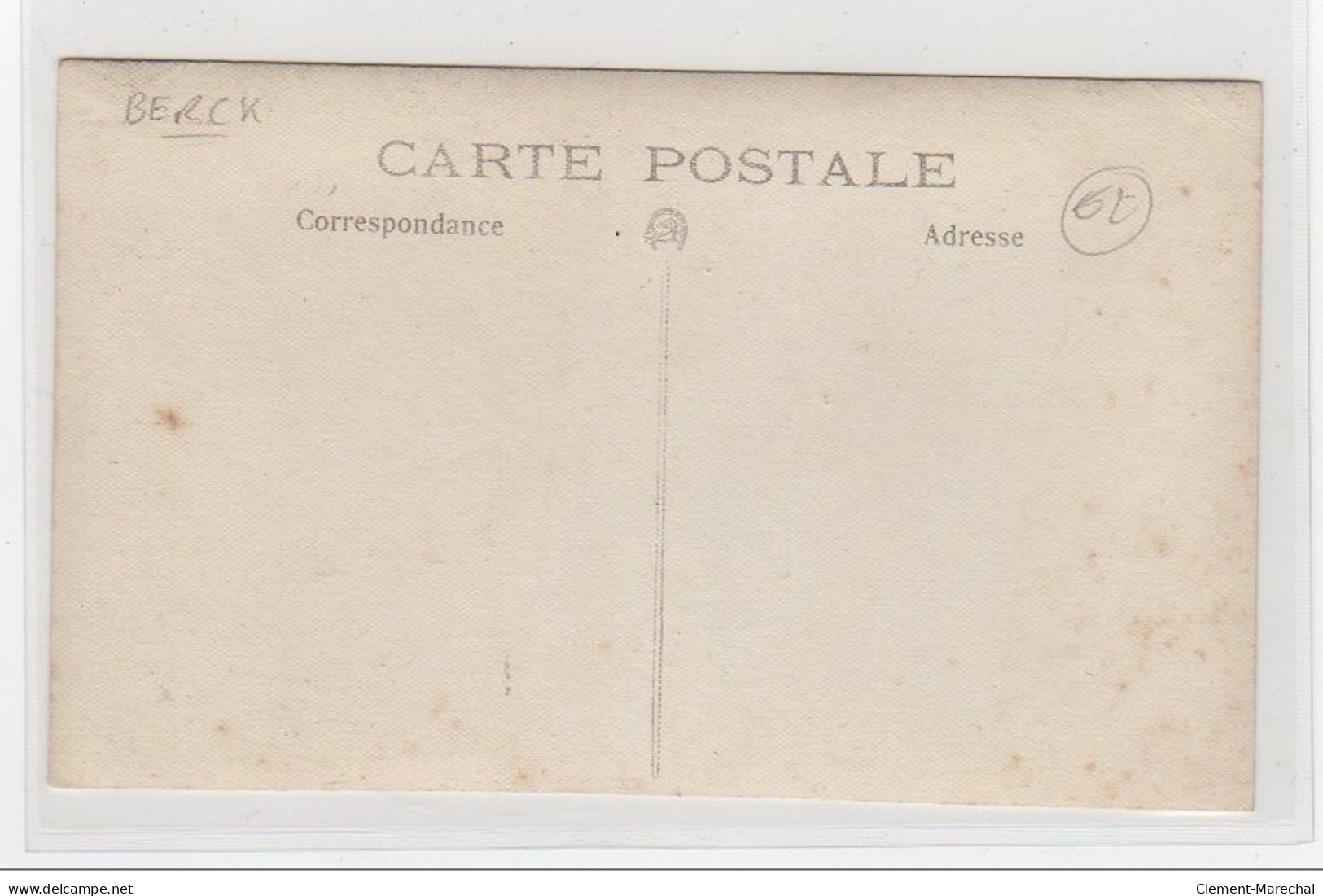 BERCK : Carte Photo De L'hôpital Pour Enfants - Très Bon état - Berck