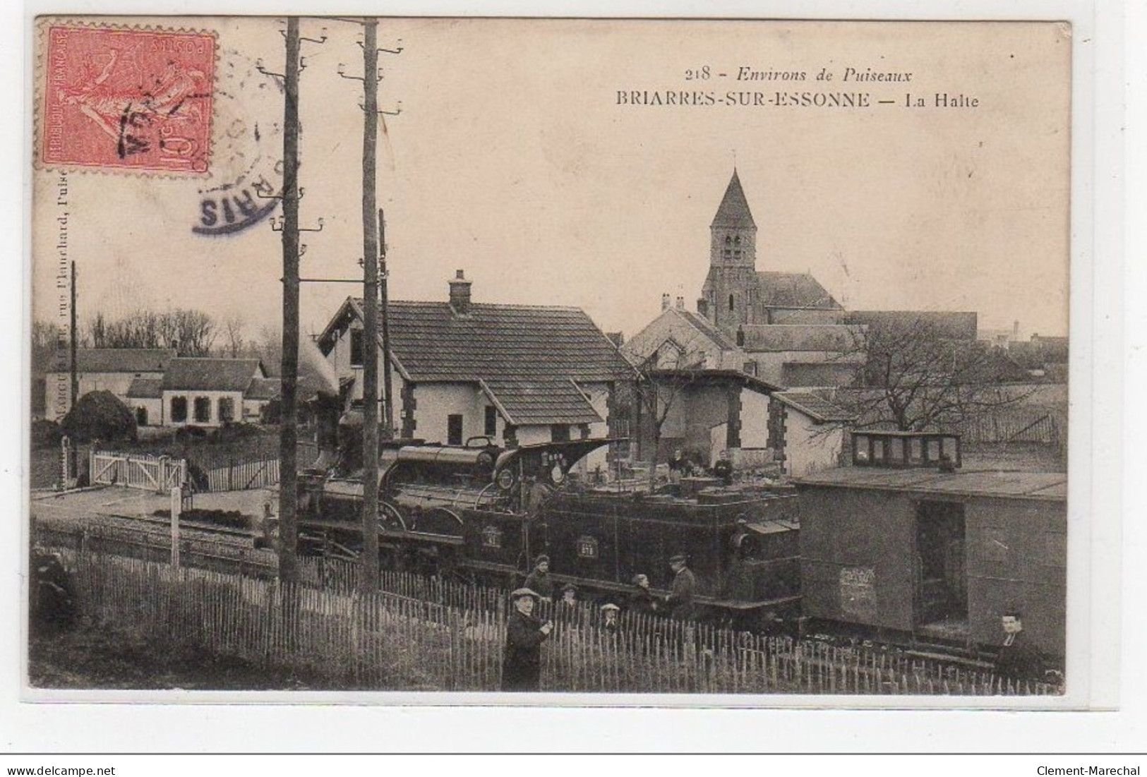 BRIARE SUR ESSONNE : La Halte (train En Gare) - Très Bon état - Briare