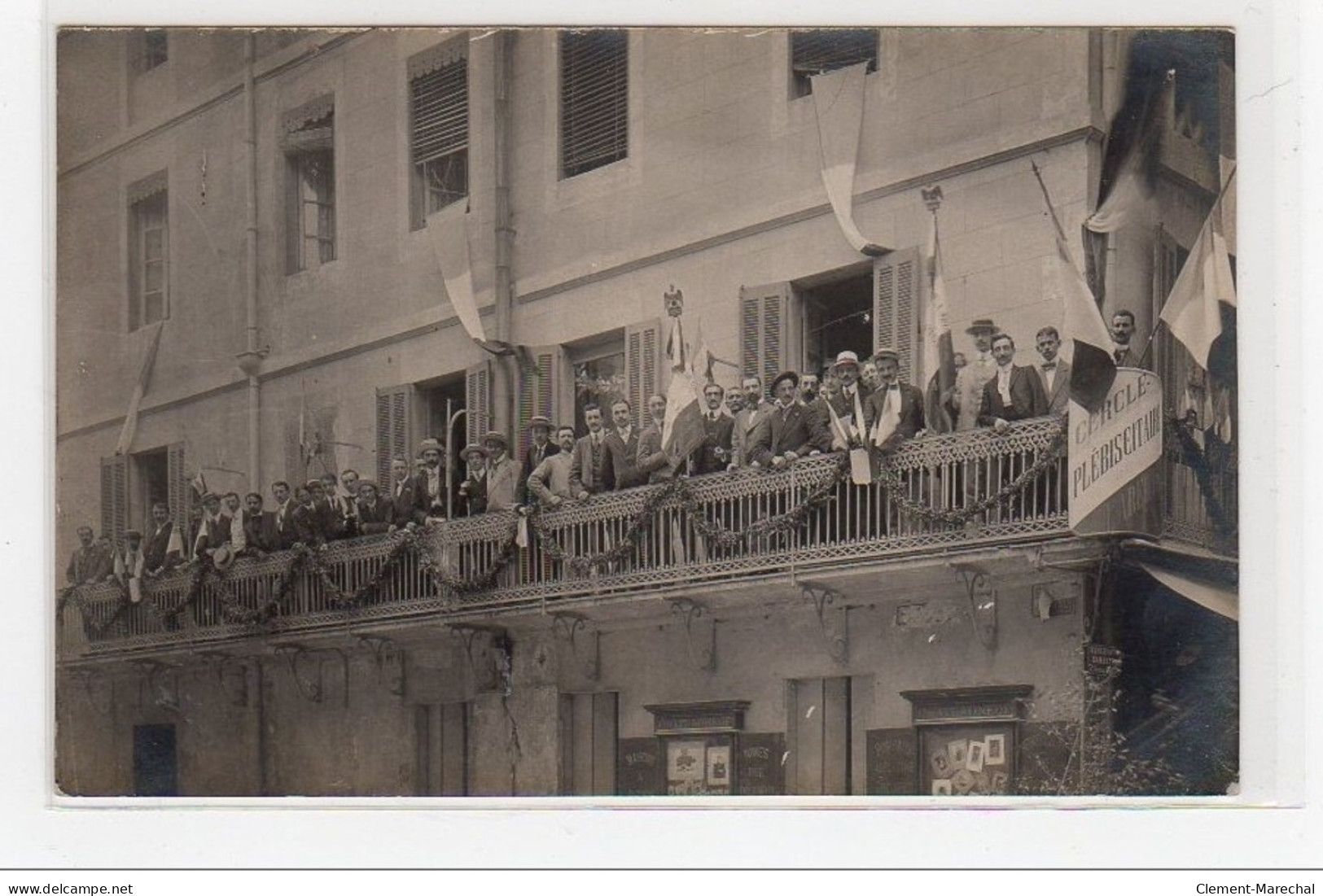 ROCHEFORT : Carte Photo Du Cercle Plébiscitaire De L' Abeille - Très Bon état - Rochefort