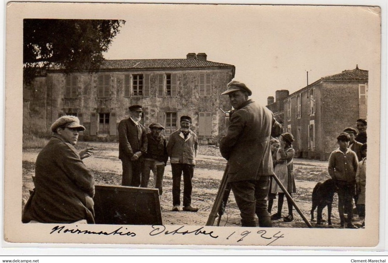 NOIRMOUTIER : Carte Photo D'un Photographe En Pleine Action (même Personnage) - Très Bon état - Noirmoutier