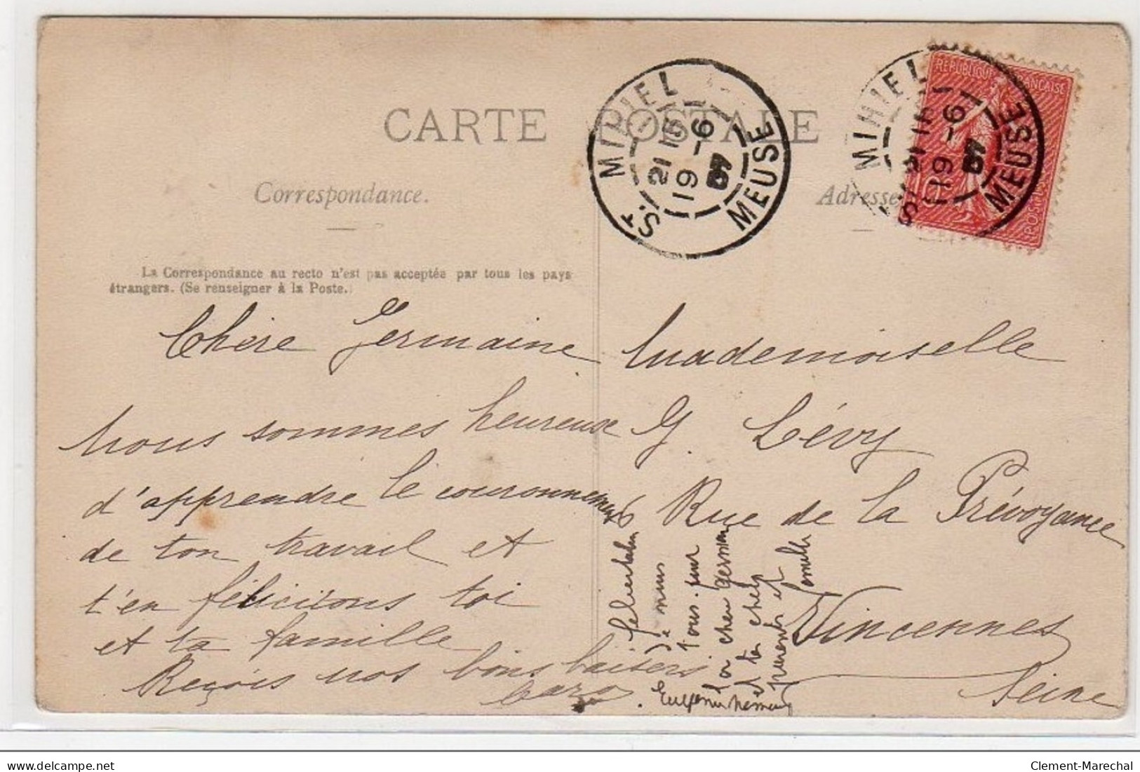 SAINT MIHIEL : Carte Postale Publicitaire Pour La Pharmacie Parisienne (avec Triporteurs) - Très Bon état - Saint Mihiel