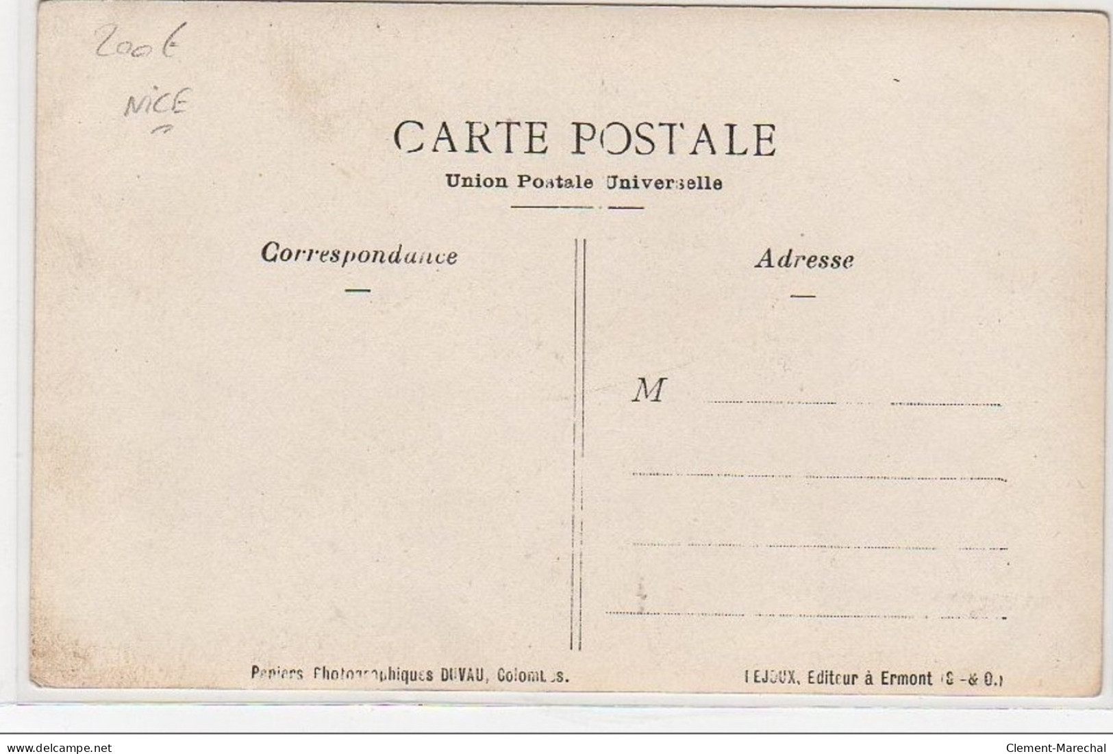 NICE : Carte Photo De La Mercerie """"a La Petite Jeannette"""" Vers 1910 - Très Bon état - Otros & Sin Clasificación