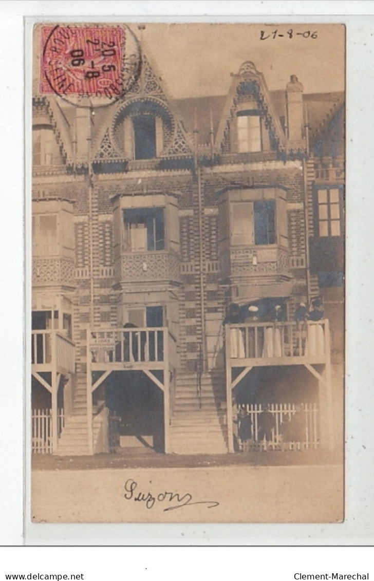 BERCK PLAGE - CARTE PHOTO - Villa - Très Bon état - Berck