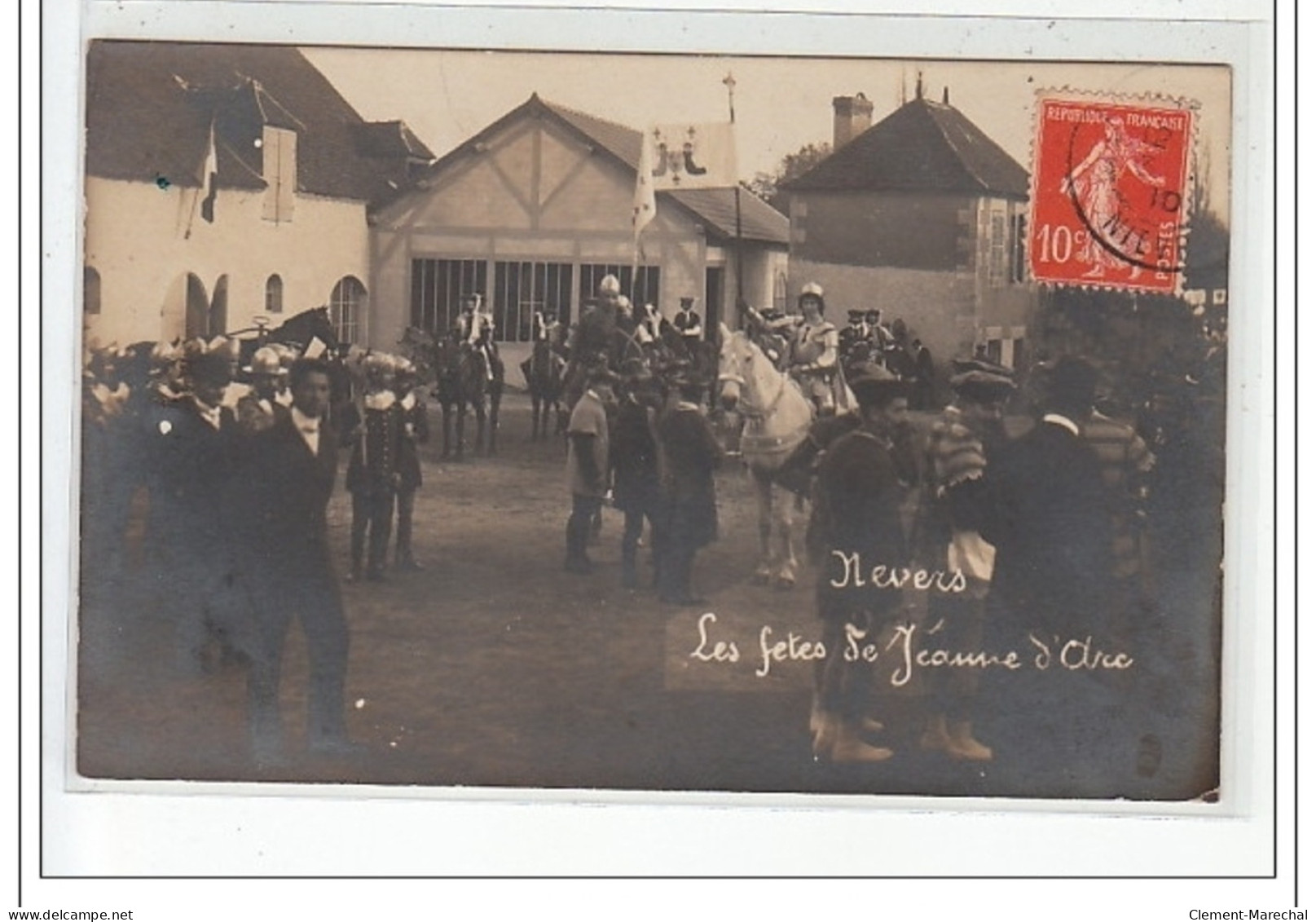 NEVERS - CARTE PHOTO - Fête De Jeanne D'Arc - Très Bon état - Nevers