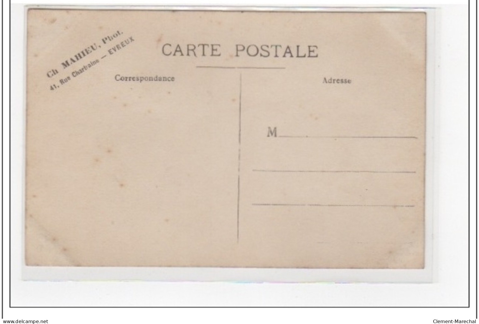 EVREUX : Carte Photo D'un Char Pendant La Fête Vers 1910 - état (éraflures Au Recto) - Evreux