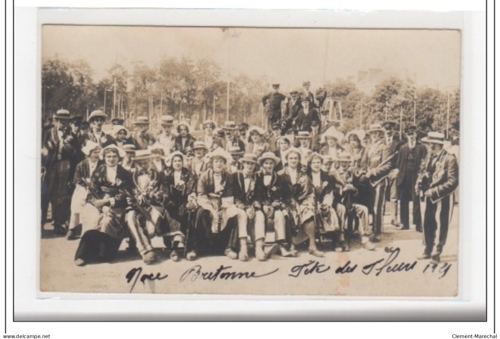 CESSON SAINT BRIEUC : Carte Photo De La Fête Des Fleurs - Très Bon état - Saint-Brieuc