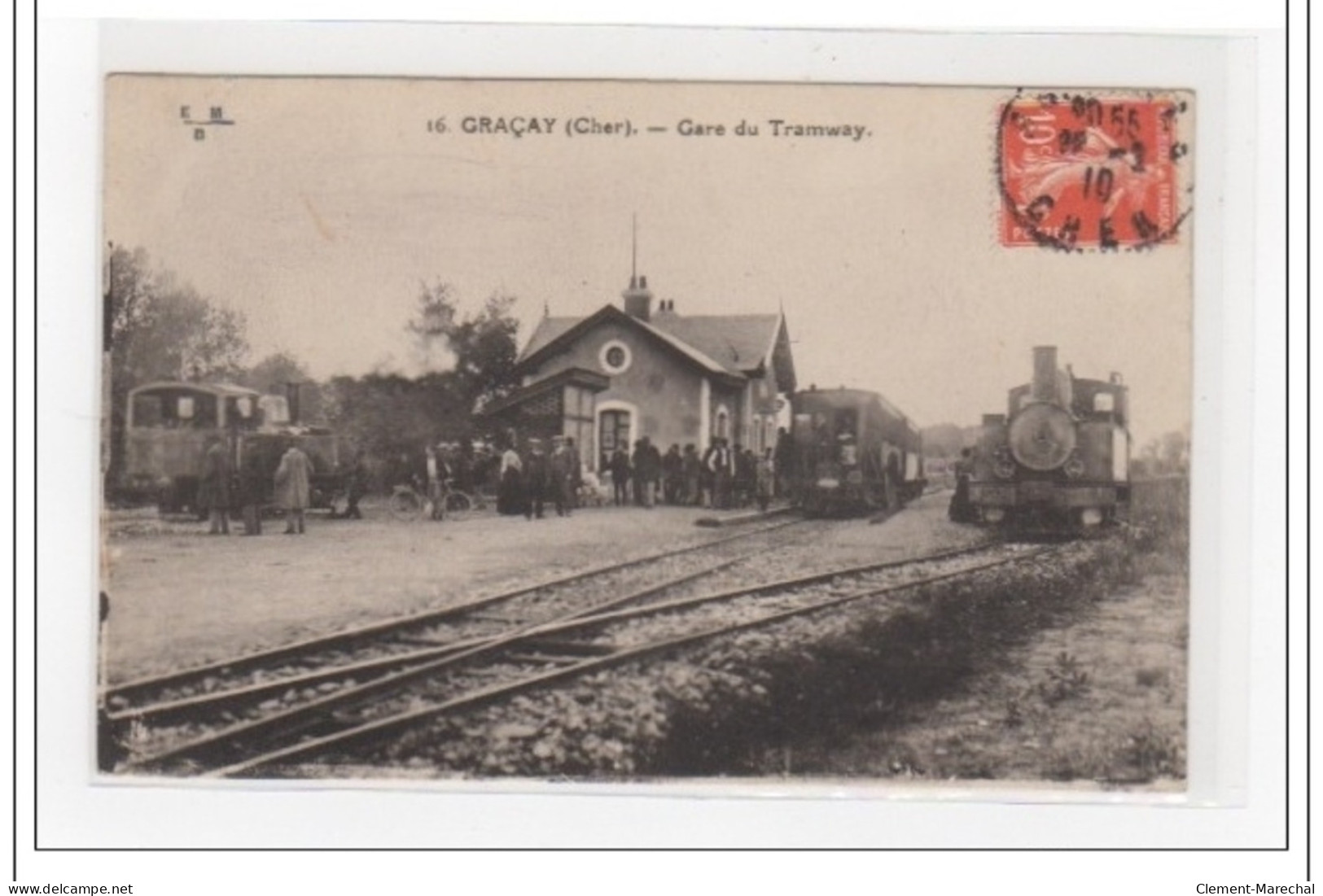 GRACAY : La Gare Du Tramway - Très Bon état - Graçay