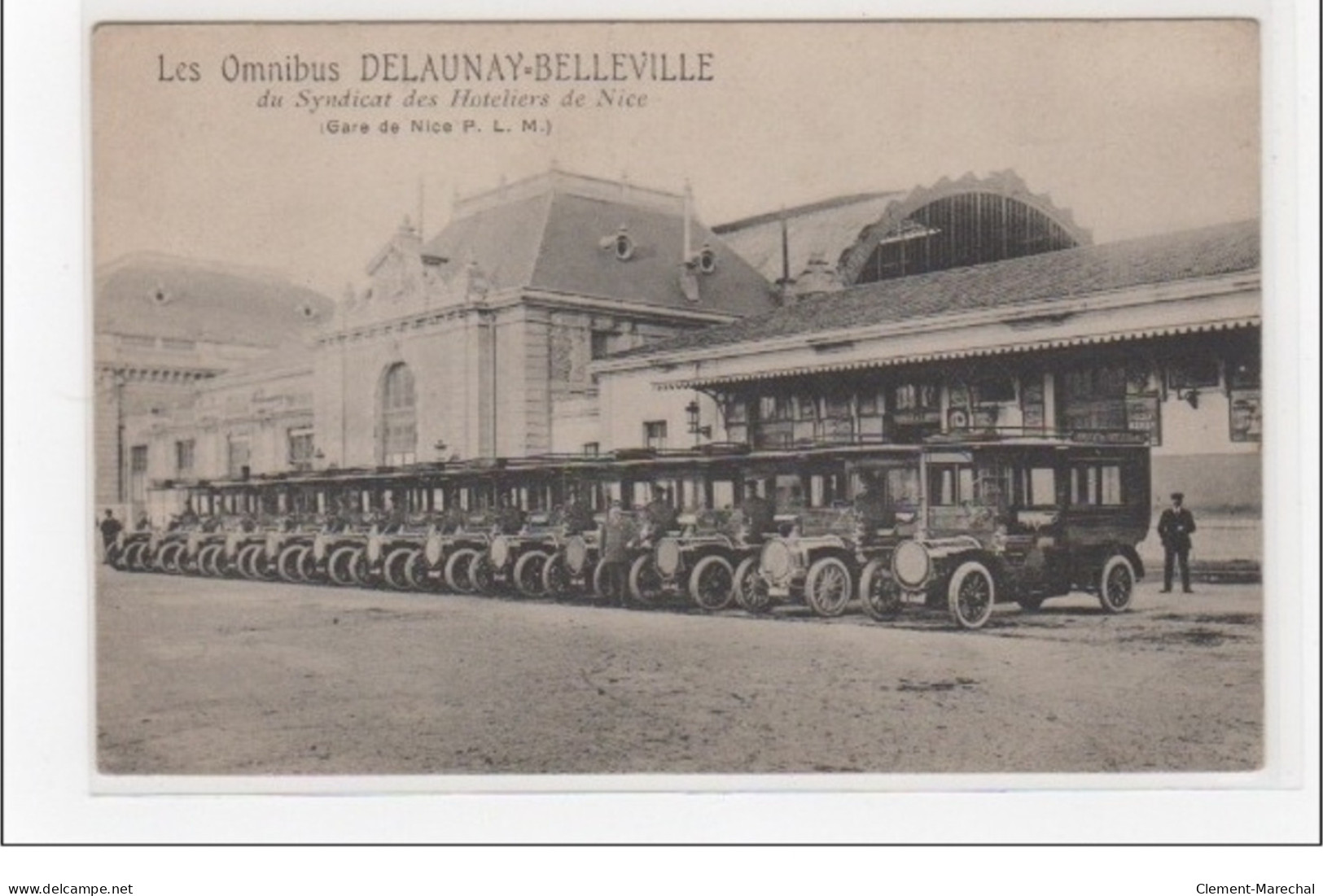 Les Autobus Delaunay-Belleville Du Syndicat Des Hoteliers à Nice - Très Bon état - Otros & Sin Clasificación