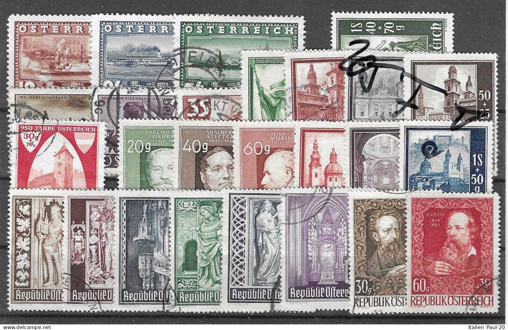 Österreich - Selt./gest. Bessere Ausgaben Aus 1937/48! - Used Stamps