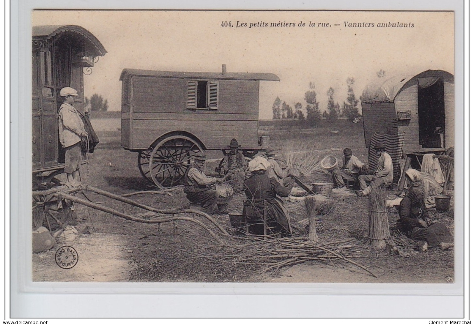 TOURS (série Des Métiers De Tours N°404) : Les Vanniers Ambulants - Très Bon état - Tours