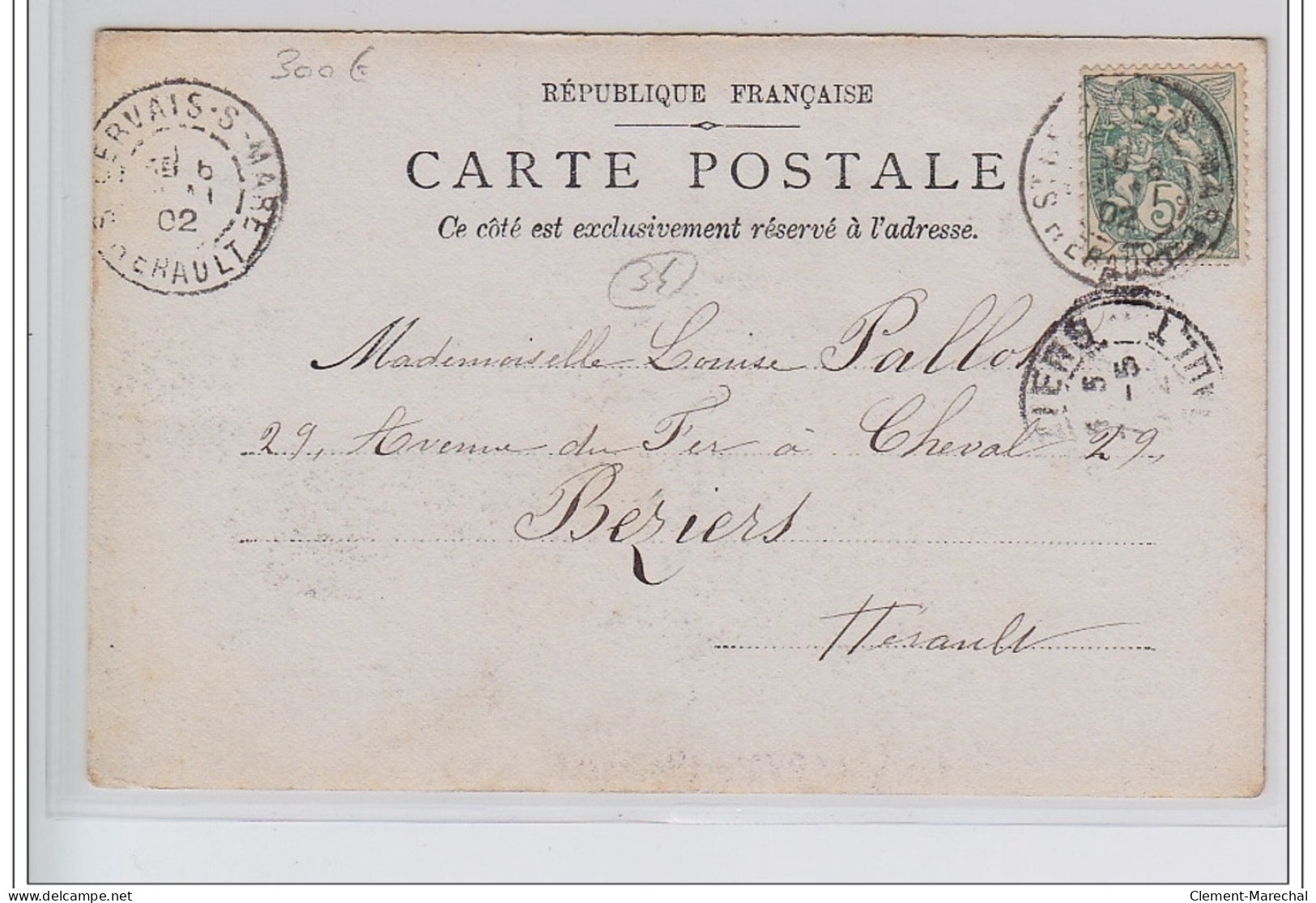 SAINT GERVAIS : Carte Photo Du Courrier (diligence) - Très Bon état - Other & Unclassified