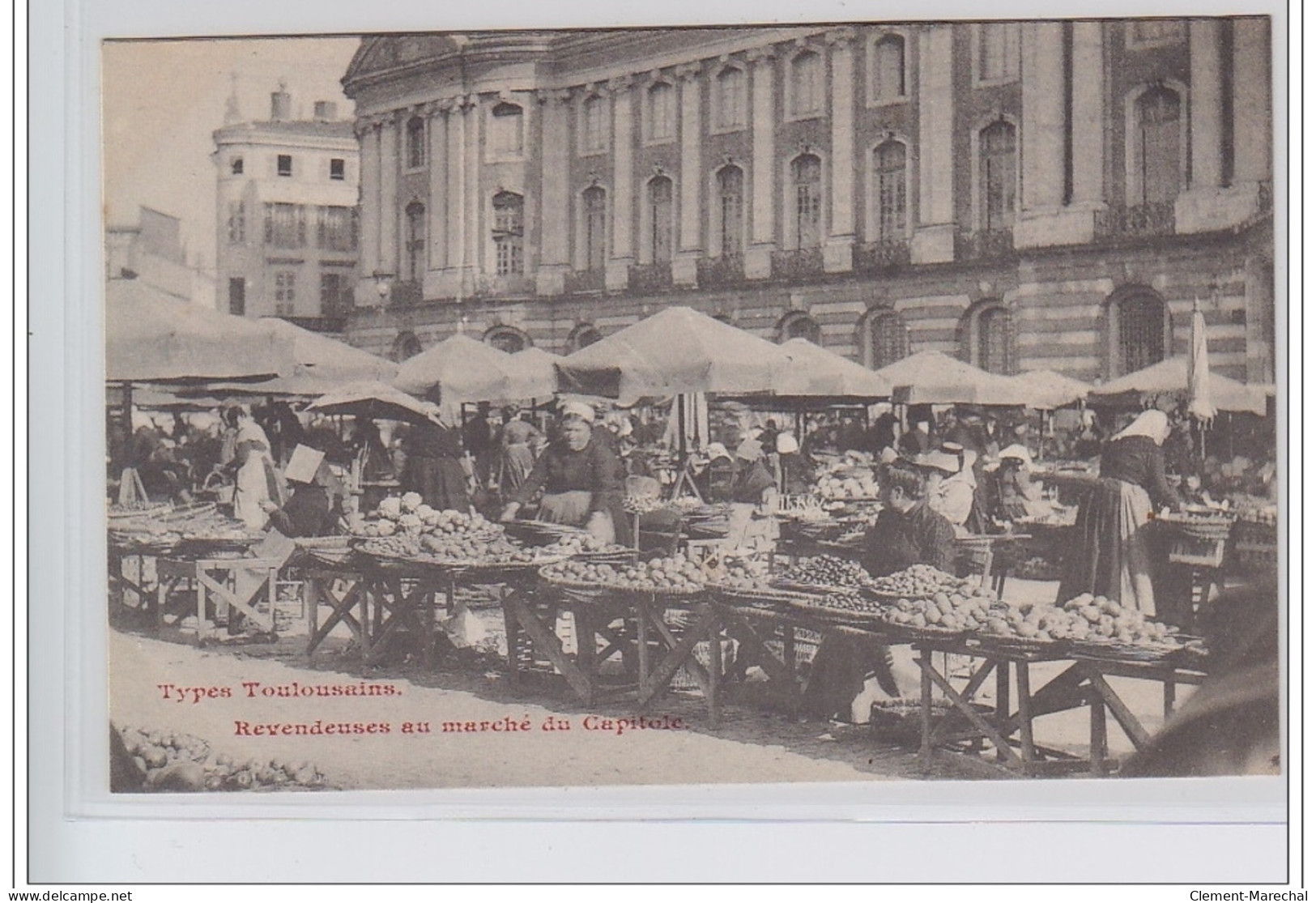 TOULOUSE : TYPES TOULOUSAINS : Revendeuses Au Marché Du Capitole - Très Bon état - Toulouse