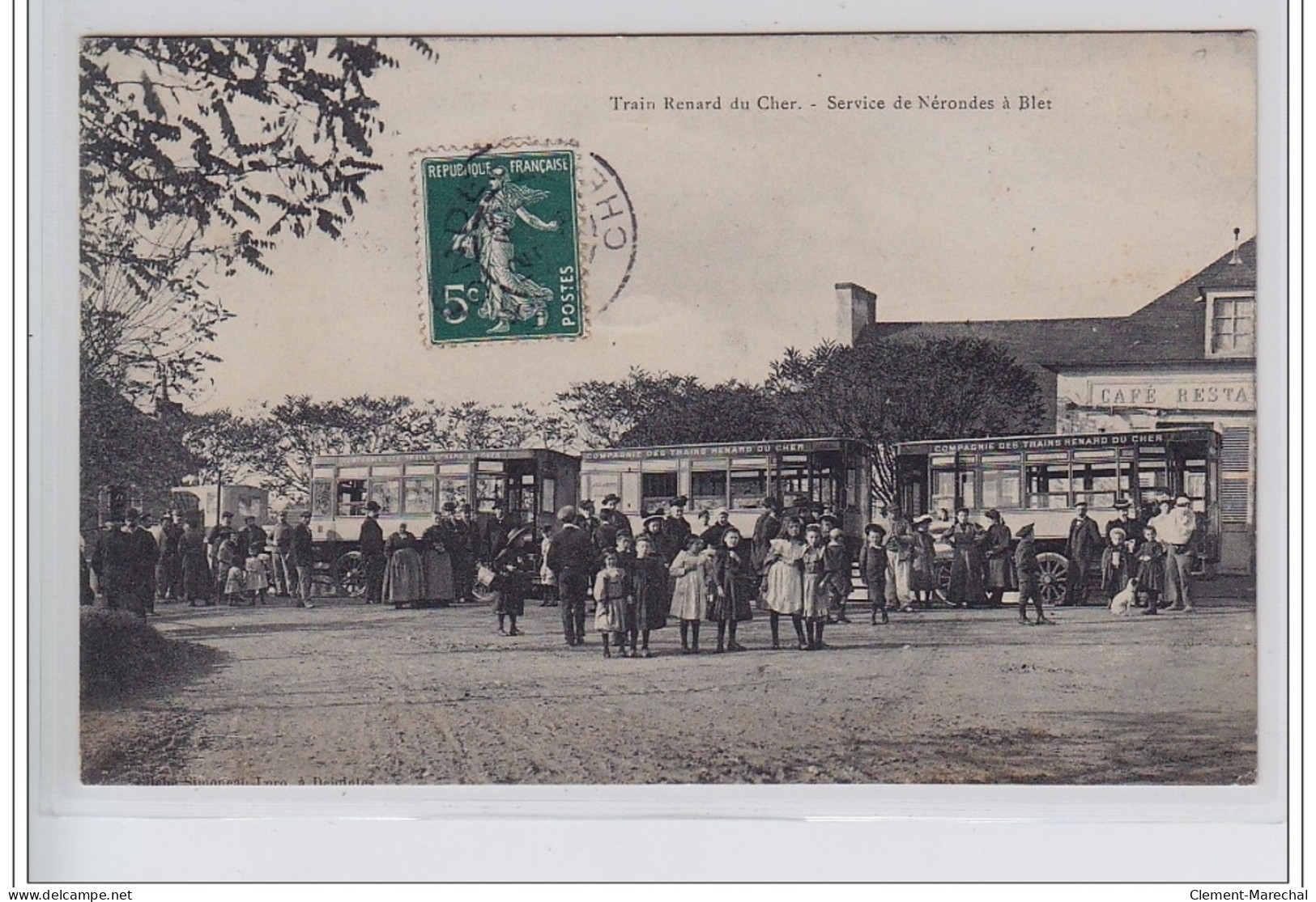 NERONDES - Train Renard Du Cher - Service De Nérondes à Blet - Très Bon état - Nérondes