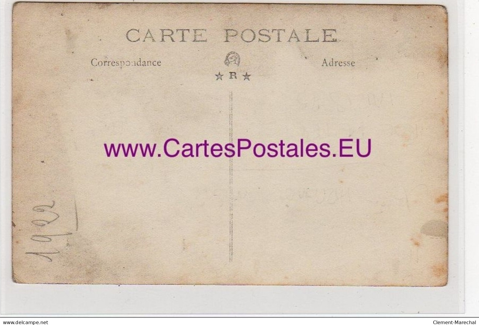 PARIS : Carte Photo Du Café  Victor ROESCH Rue Petel - Très Bon état - Arrondissement: 15