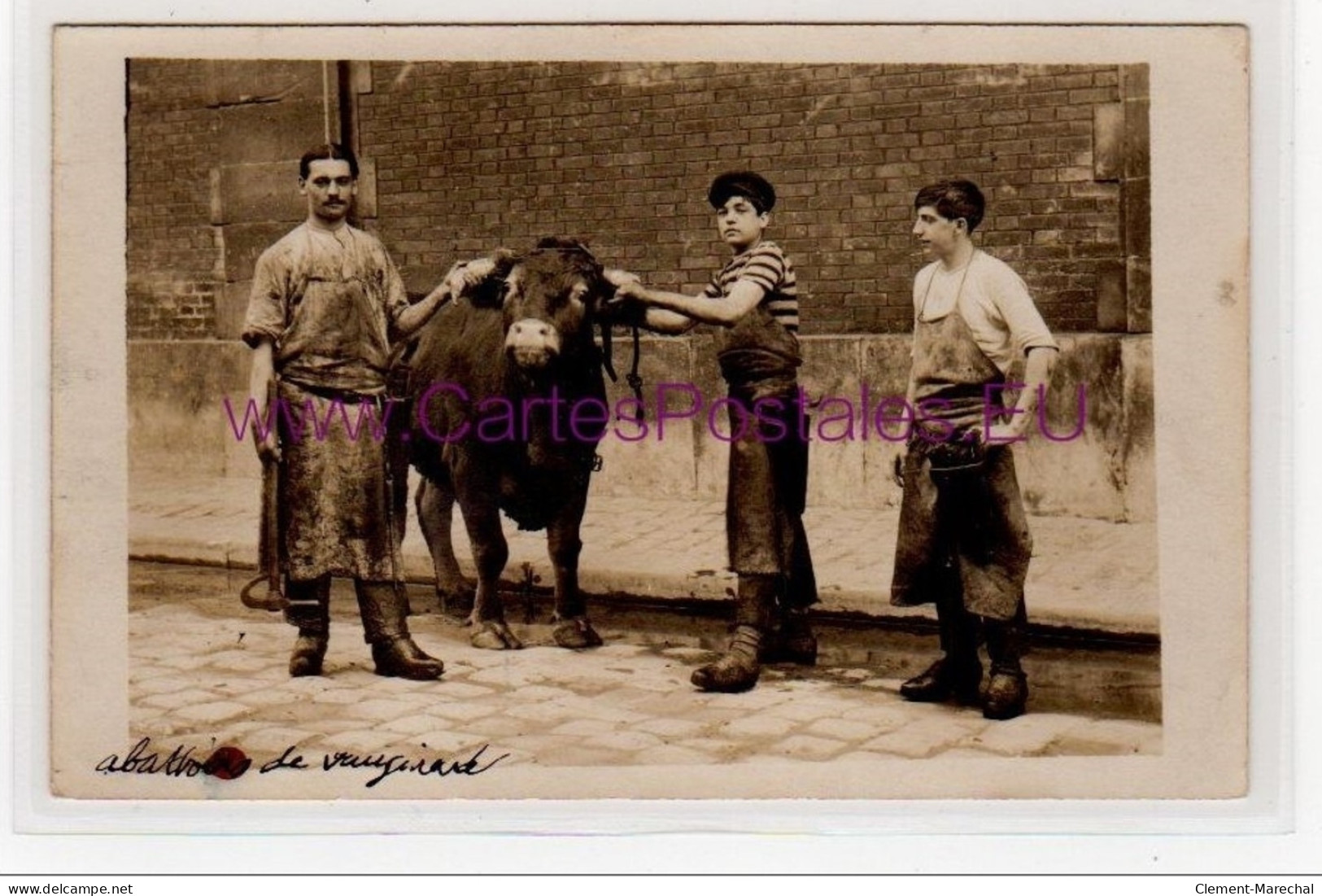 PARIS : Carte Photo Des Abattoirs De Vaugirard Vers 1910 - Très Bon état - Distrito: 15