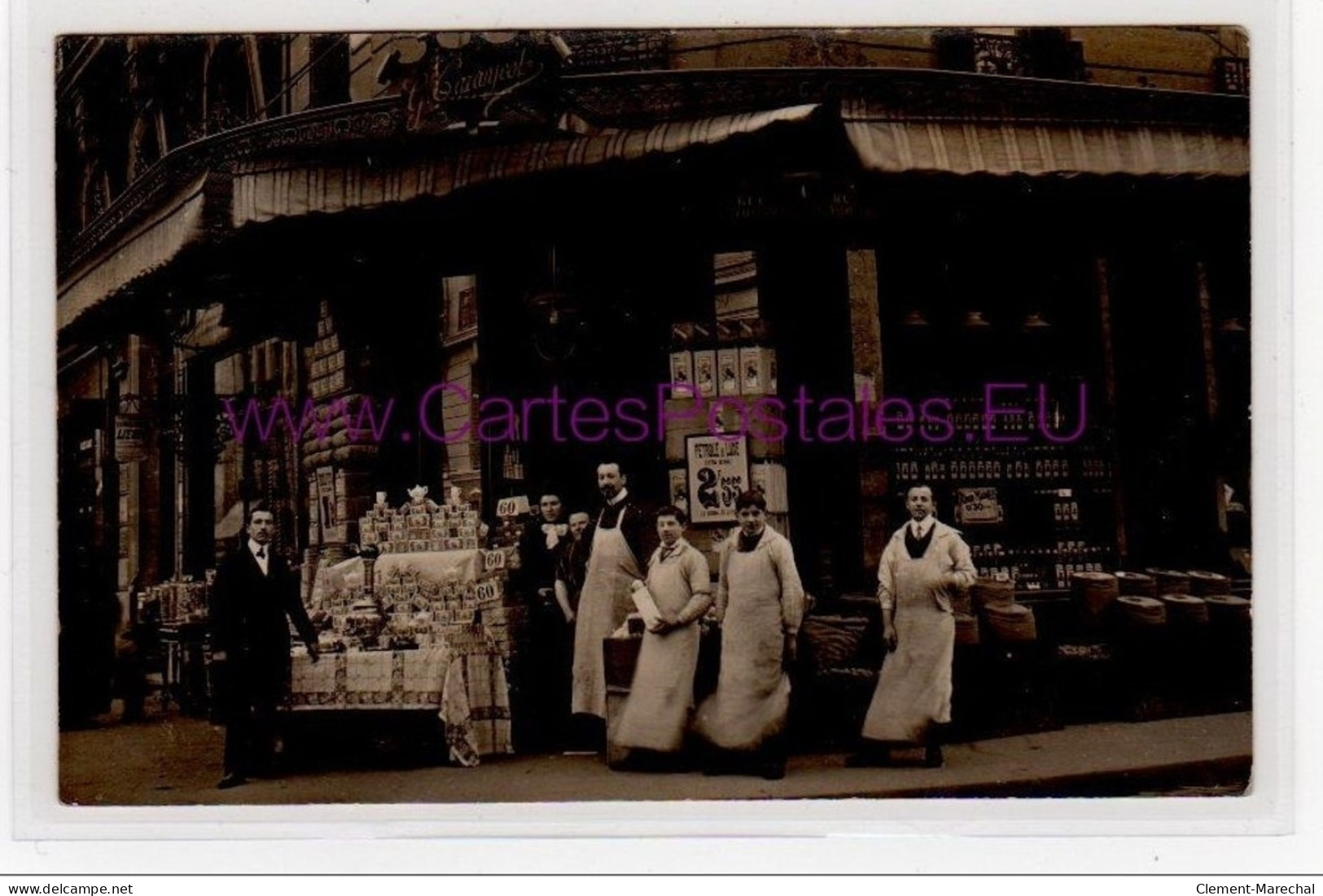 PARIS : Carte Photo De L'épicerie Confiserie Caranjeol (croisement Vaugirard Et Volontaires) - Très Bon état - Distretto: 15