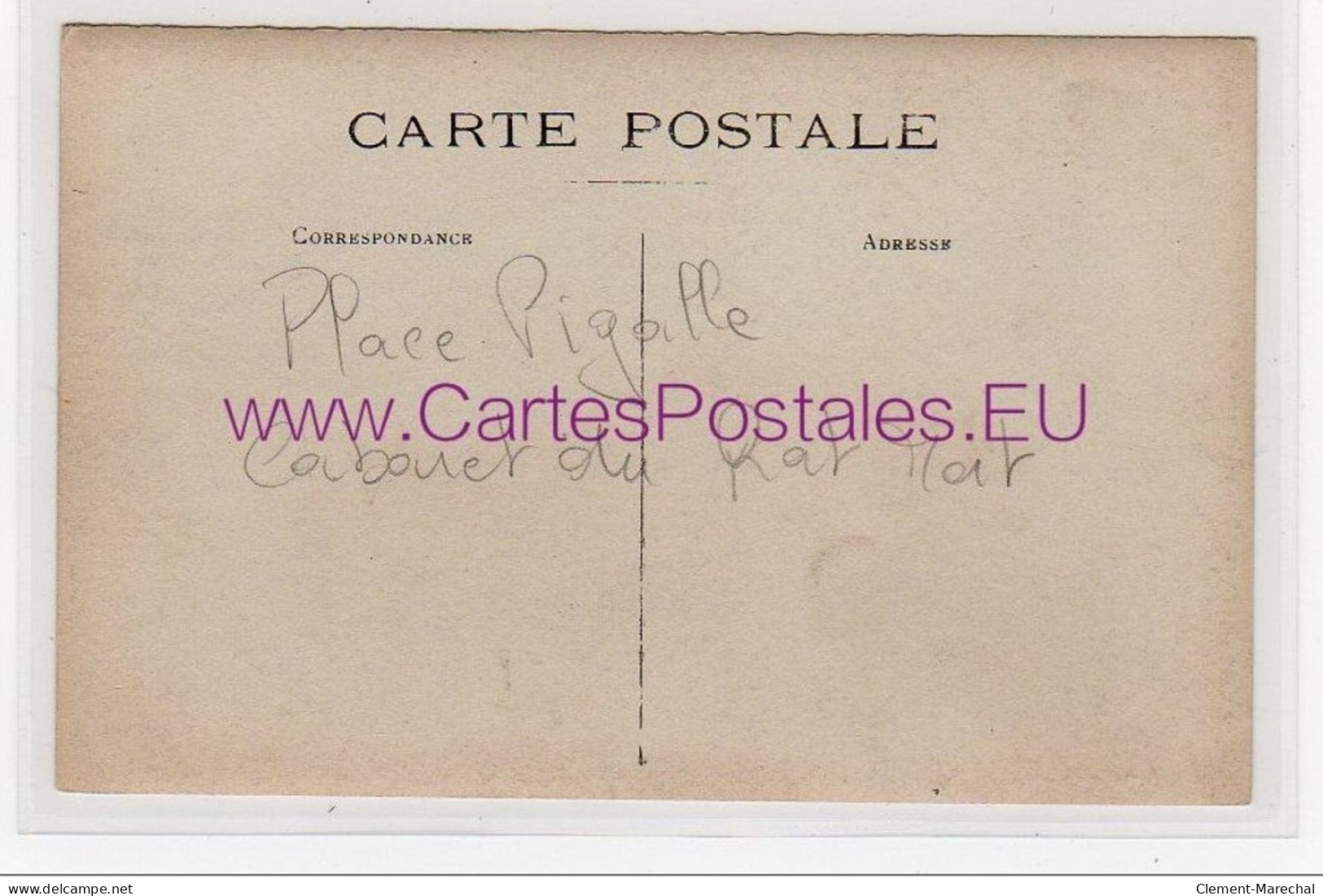 PARIS : Carte Photo De La Pharmacie Moderne Et Du Cabaret Du Rat Mort Place Pigalle Vers 1910 - Très Bon état - District 09