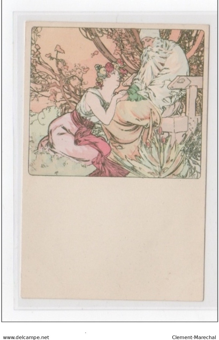 MUCHA Alphonse : " La Vieillesse" Vers 1900 - Très Bon état - Mucha, Alphonse