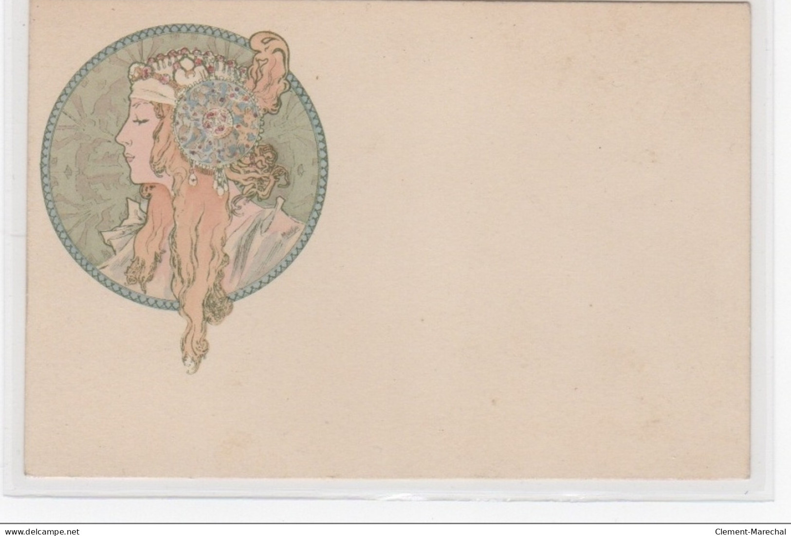 MUCHA Alphonse : "byzantine Blonde" Vers 1900 - Très Bon état - Mucha, Alphonse