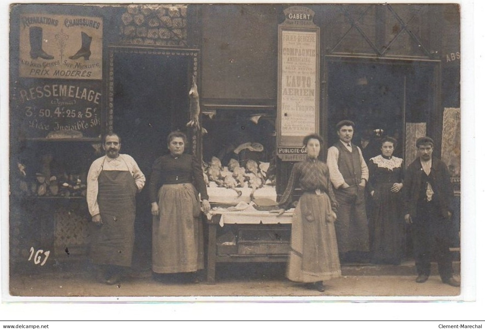 PARIS : Carte Photo D'une Cordonnerie Vers 1910 - Très Bon état - District 09