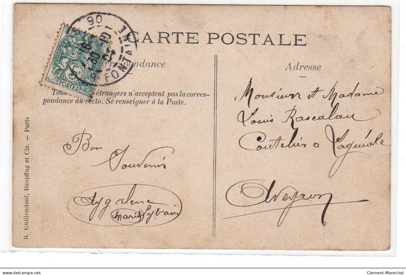 PARIS : Carte Photo D'une Cordonnerie Vers 1910 - Très Bon état - Arrondissement: 09