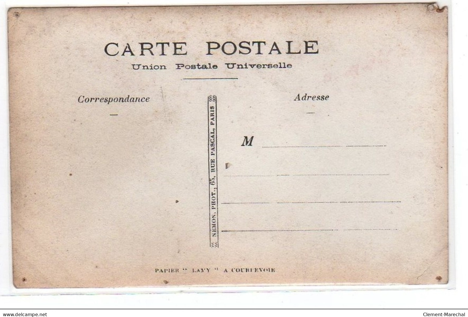 PARIS : Carte Photo D&acute;une Salle De Classe De La Sorbonne Vers 1910 (sciences) - état (défauts) - District 05