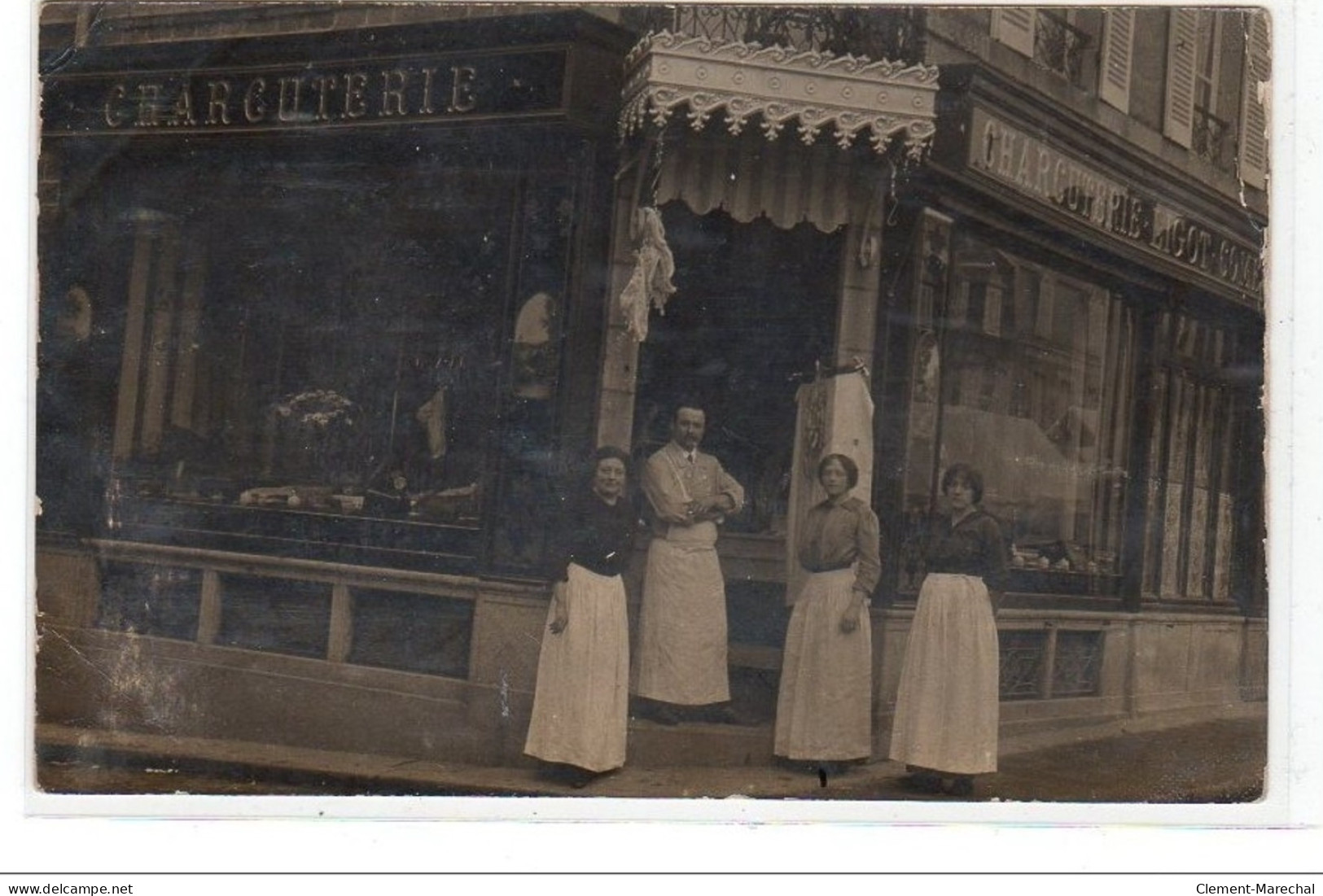 LE HAVRE : Carte Photo De La Charcuterie LIGOT Vers 1910 - Très Bon état - Ohne Zuordnung