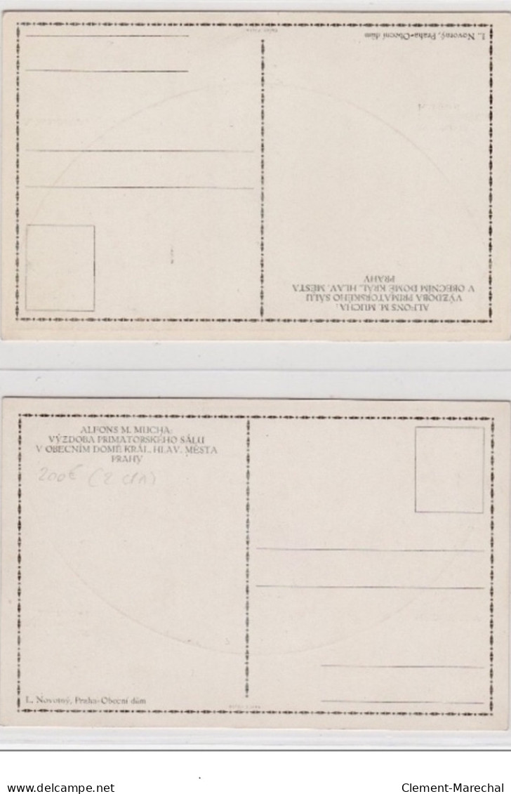 MUCHA Alfons : Série De 2 Cartes Postales - Très Bon état - Mucha, Alphonse