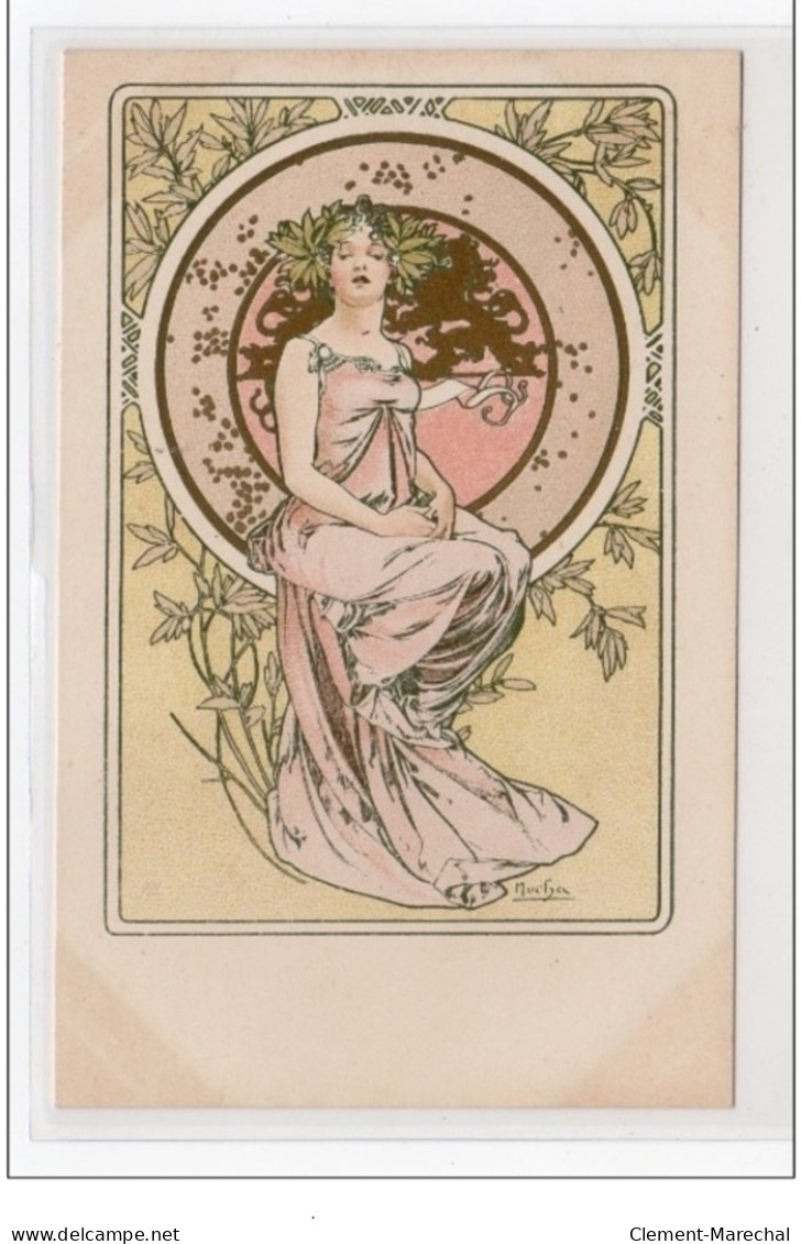 MUCHA Alfons : "femme Hautaine" Vers 1900 - Bon état (défauts) - Mucha, Alphonse