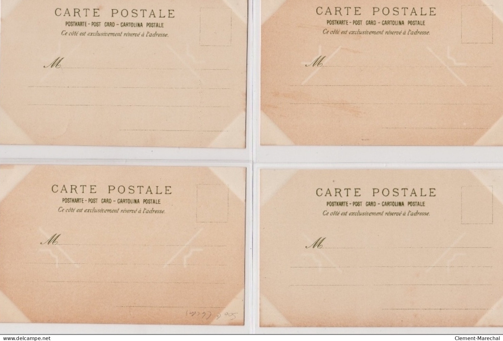 MUCHA Alfons : Série De 4 Cartes Postales Anciennes - Bon état (marques D'album) - Mucha, Alphonse