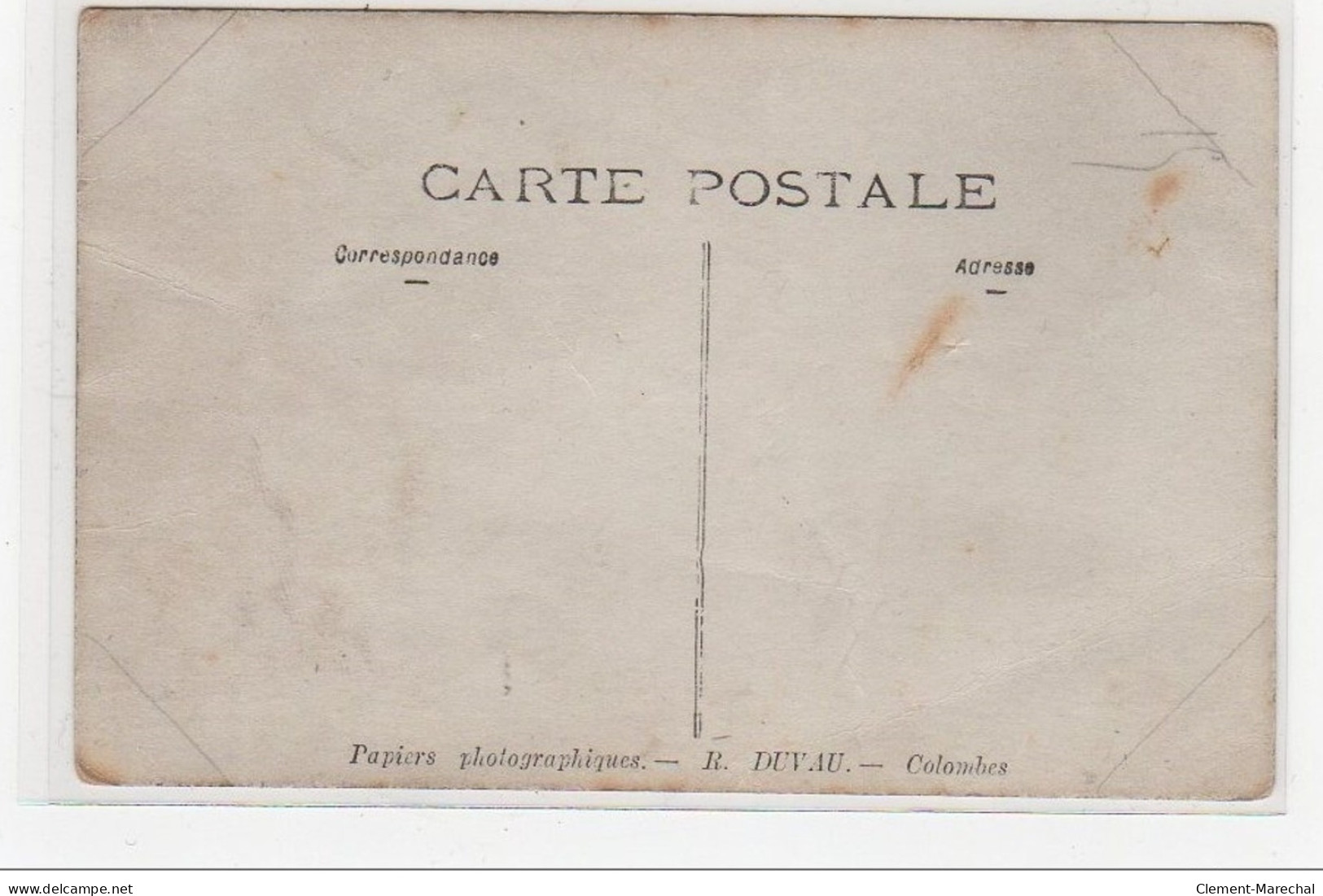 IVRY : Carte Photo D'un Attelage Pour L'Automobiline - Oriflamme En France Vers 1910 - Bon état (légers Plis) - Ivry Sur Seine