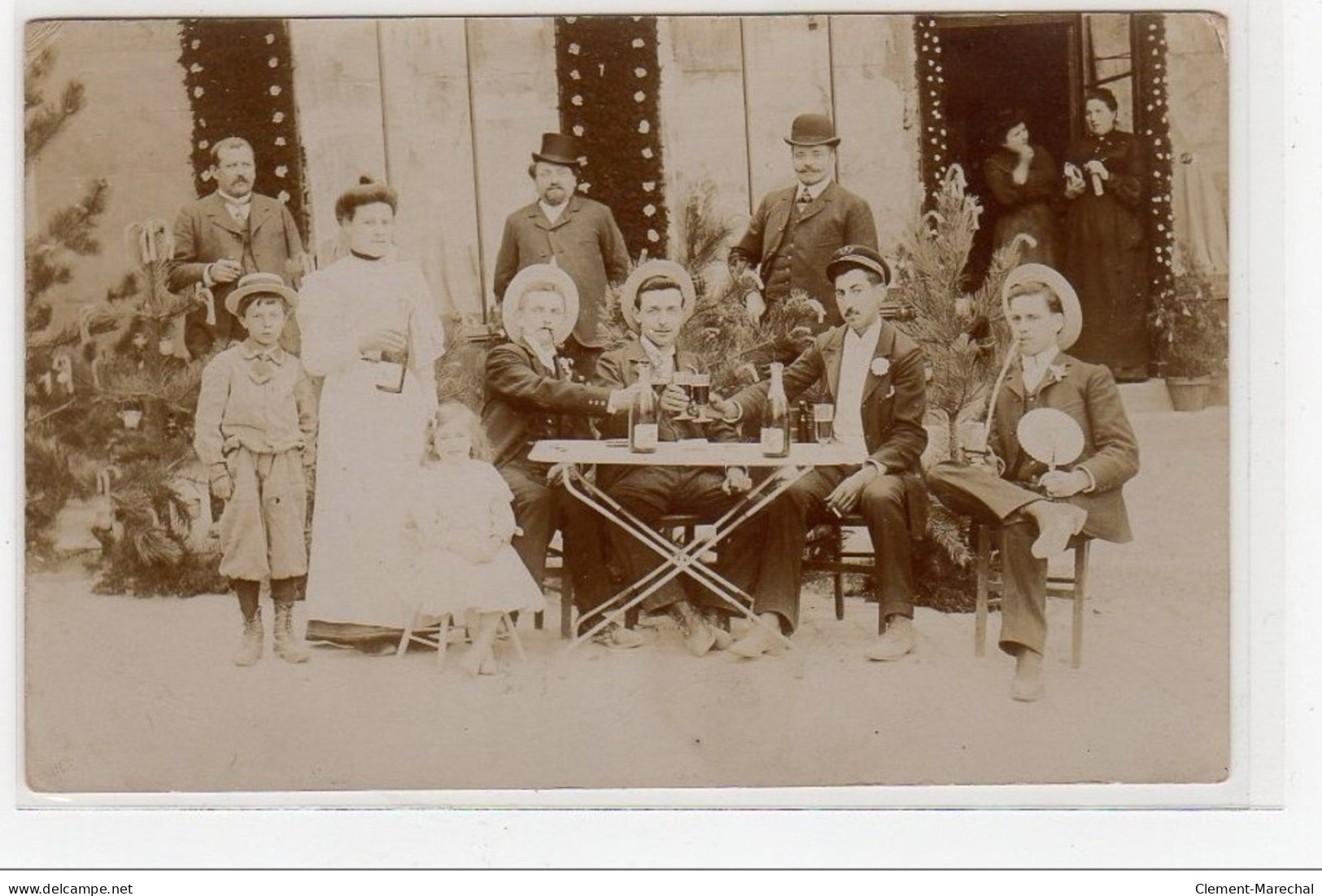 PONT SUR YONNE : Carte Photo De Conscrits - Bon état (traces Au Dos) - Pont Sur Yonne