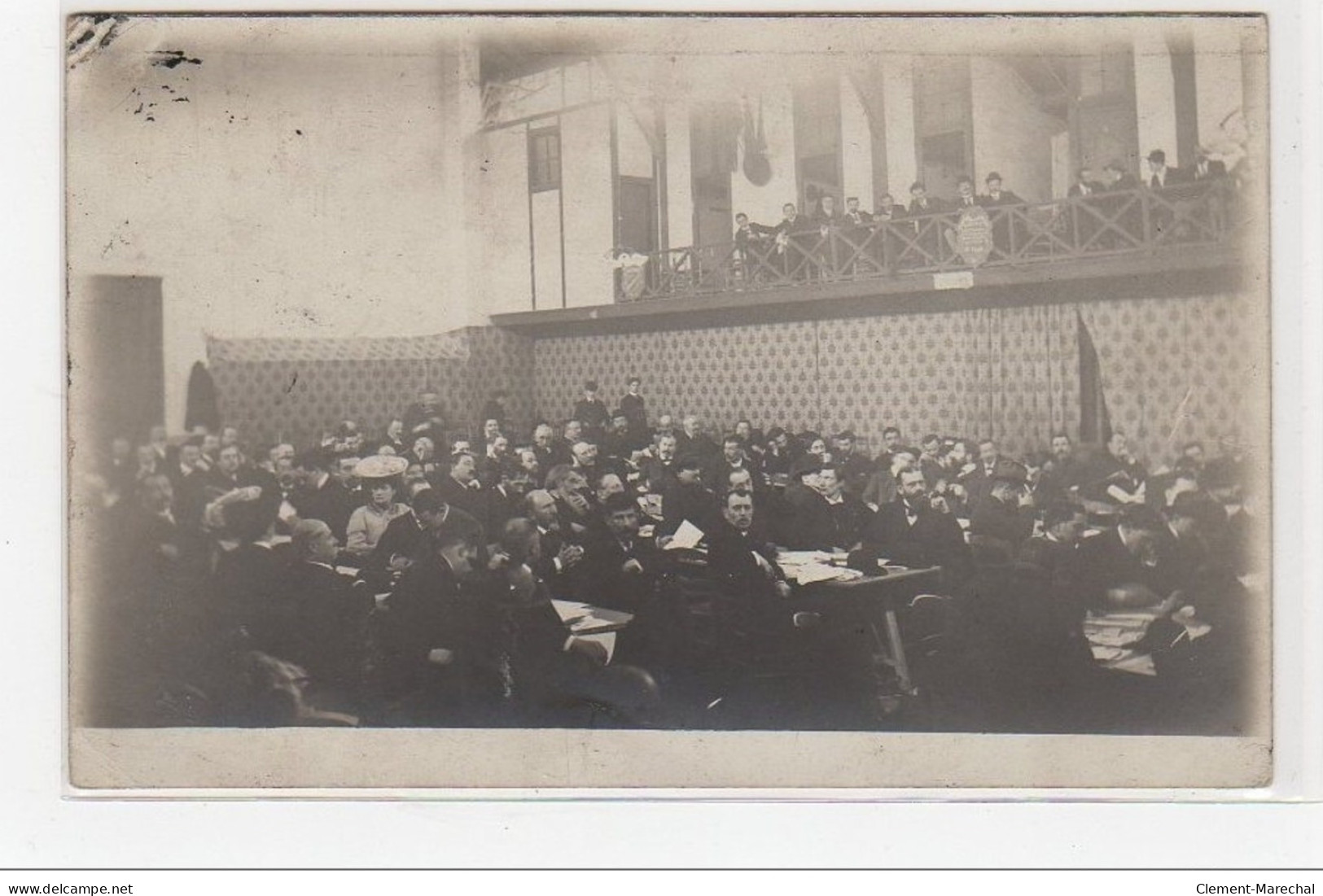 ROUEN : Carte Photo Du Congrès Socialiste En 1905 - Très Bon état - Rouen