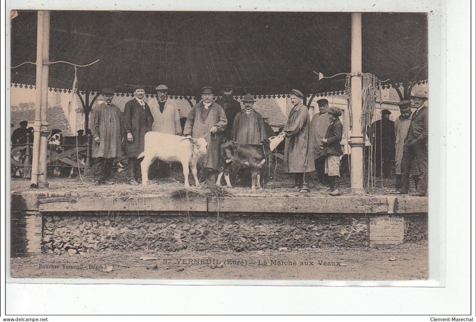 VERNEUIL - Le Marché Aux Veaux - Très Bon état - Verneuil-sur-Avre