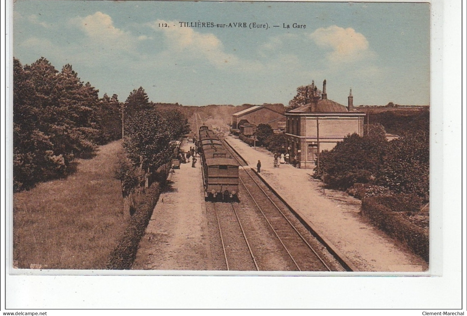 TILLIERES SUR AVRE - La Gare - Très Bon état - Tillières-sur-Avre