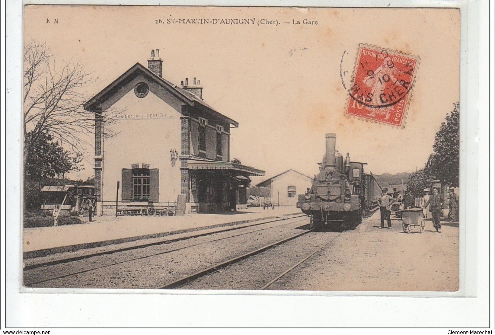 SAINT MARTIN D'AUXIGNY - La Gare - Très Bon état - Saint-Satur