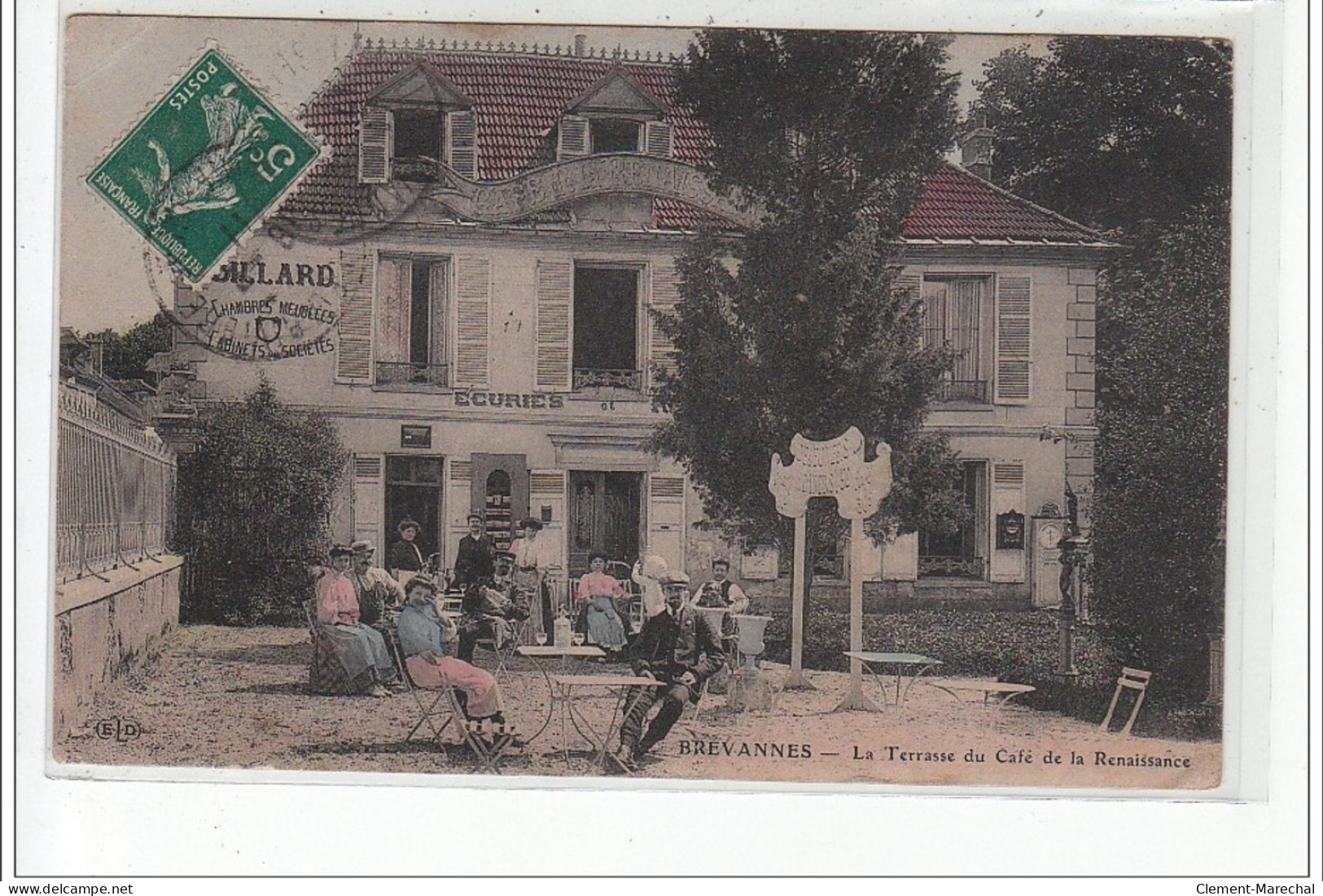 BREVANNES - La Terrasse Du Café De La Renaissance - Très Bon état - Limeil Brevannes