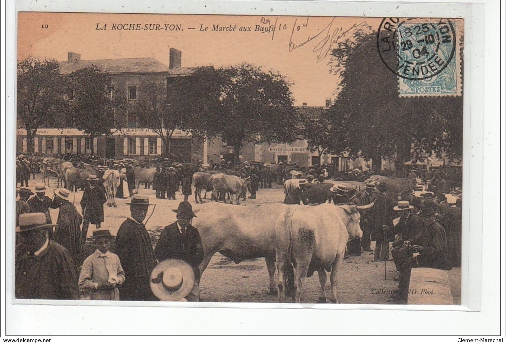 LA ROCHE SUR YON - Le Marché Aux Boeufs - Très Bon état - La Roche Sur Yon