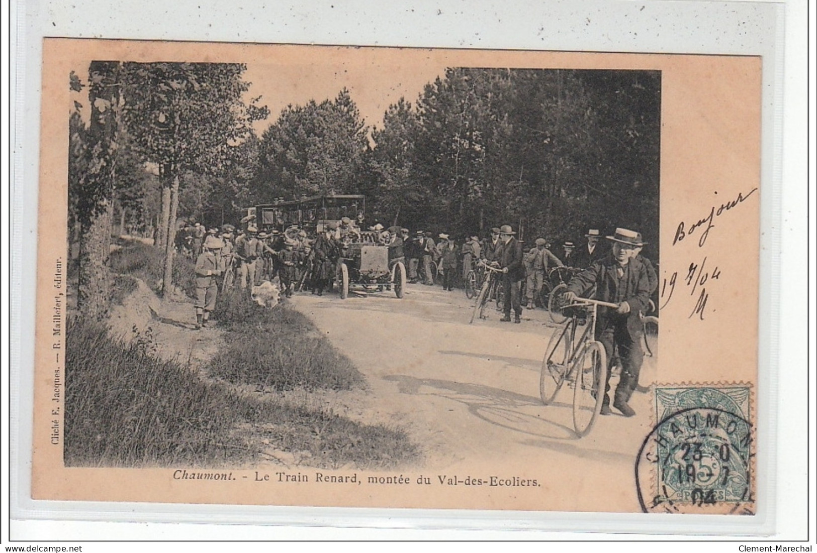 CHAUMONT - Le Train Renard Montée Du Val Des Ecoliers - Très Bon état - Chaumont