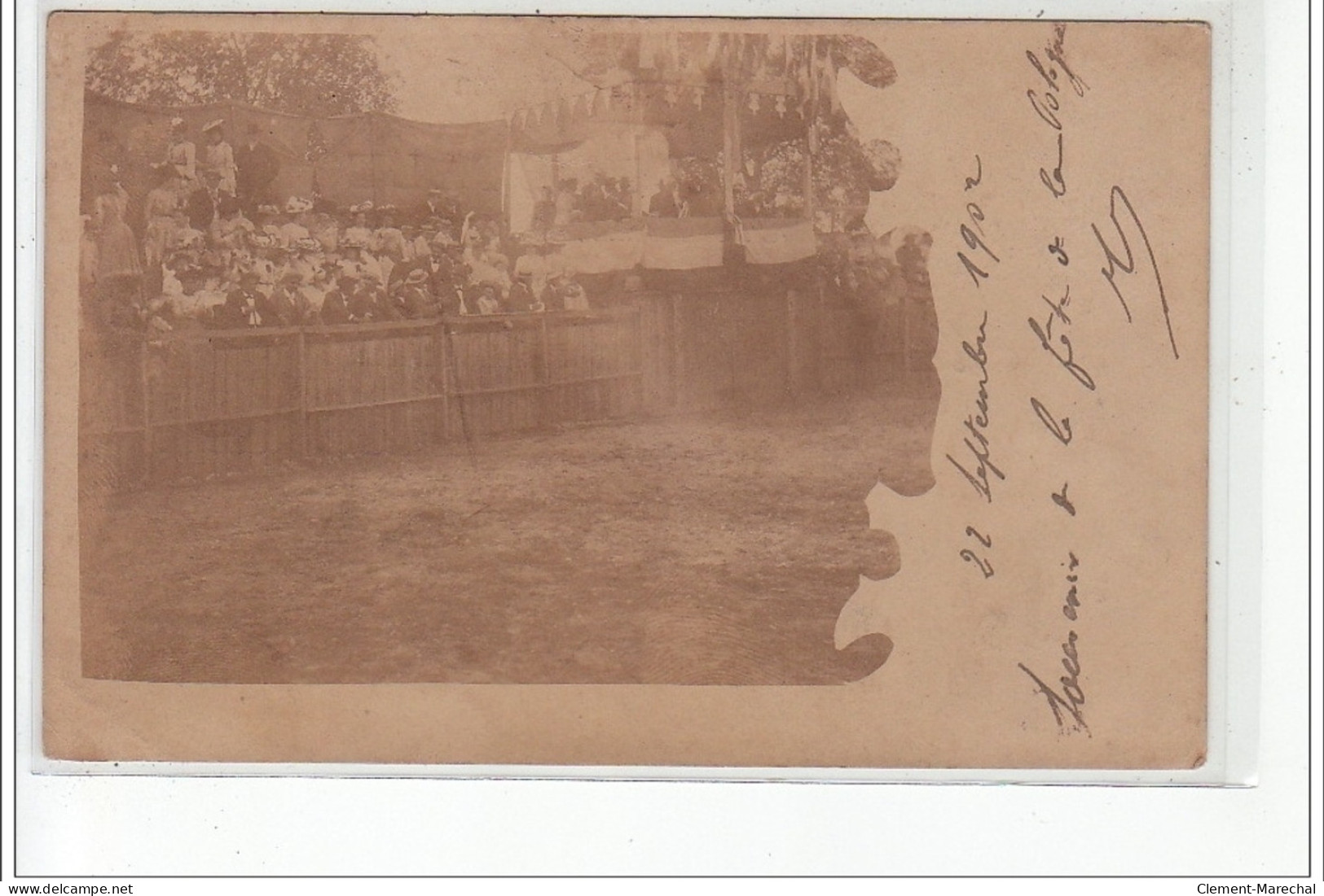 ROQUEFORT - CARTE PHOTO - Fête De La Pologne (?) 22 Septembre 1902 - Très Bon état - Autres & Non Classés