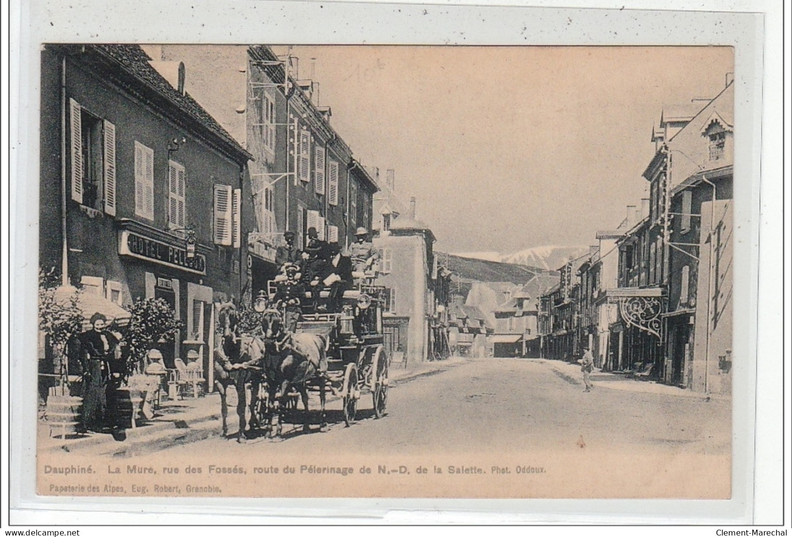 LA MURE - Rue Des Fossés, Route Du Pélerinage De N.D. De La Salette - Très Bon  état - La Mure