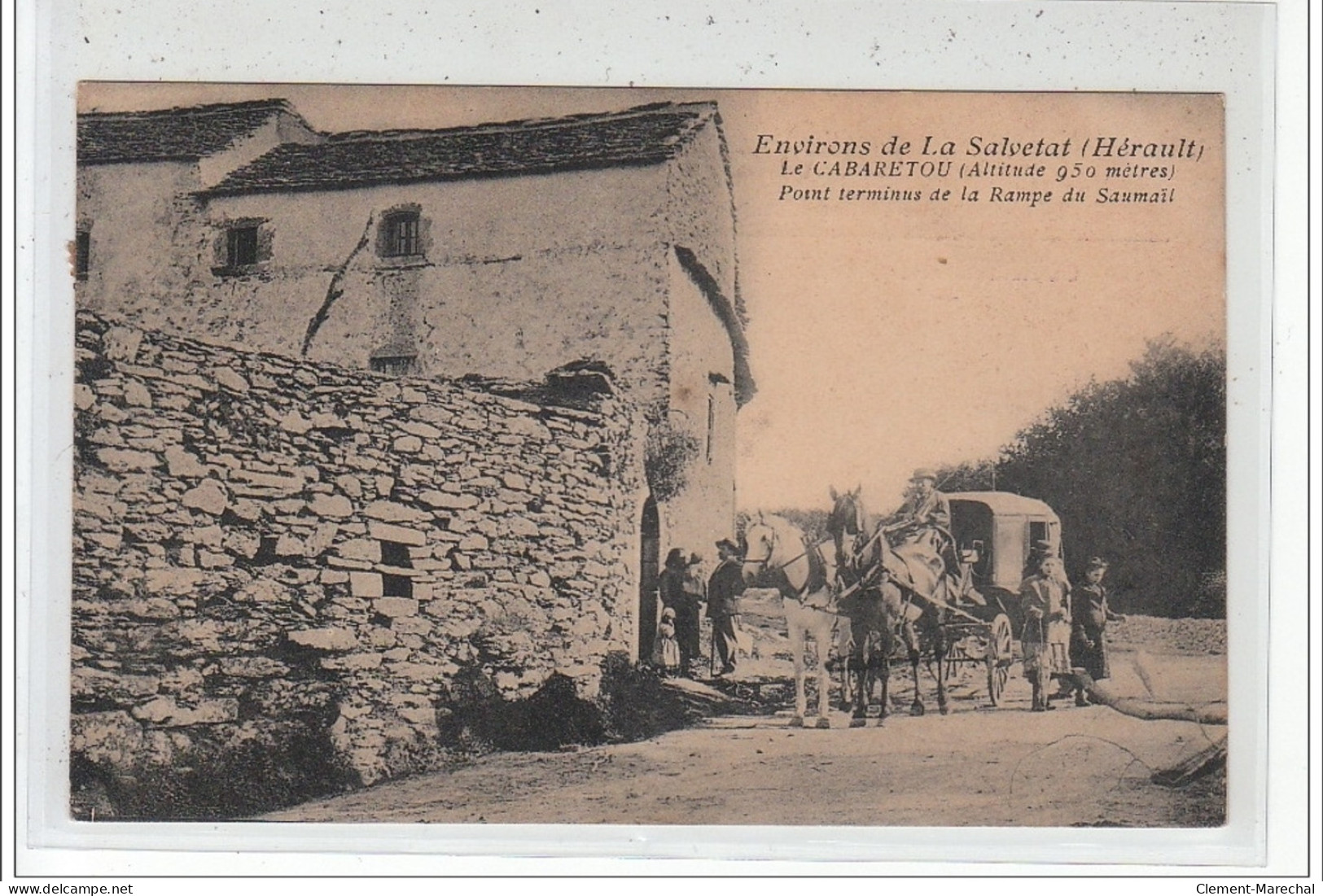 Environs De LA SALVETAT - LE CABARETOU - Point Terminus De La Rampe Du Saumail - Très Bon état - Other & Unclassified