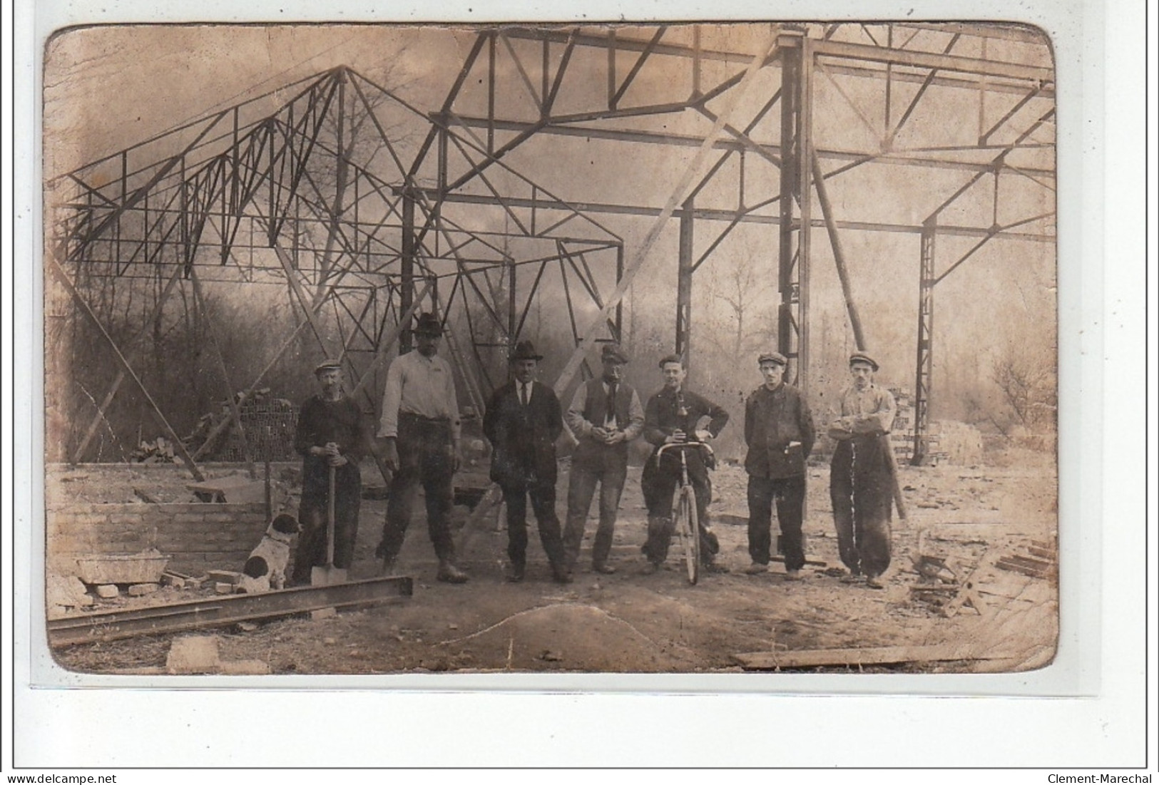 LE NEUBOURG - 3 CARTES PHOTOS - Chantier D'une Maison (charpente) - Très Bon état - Le Neubourg