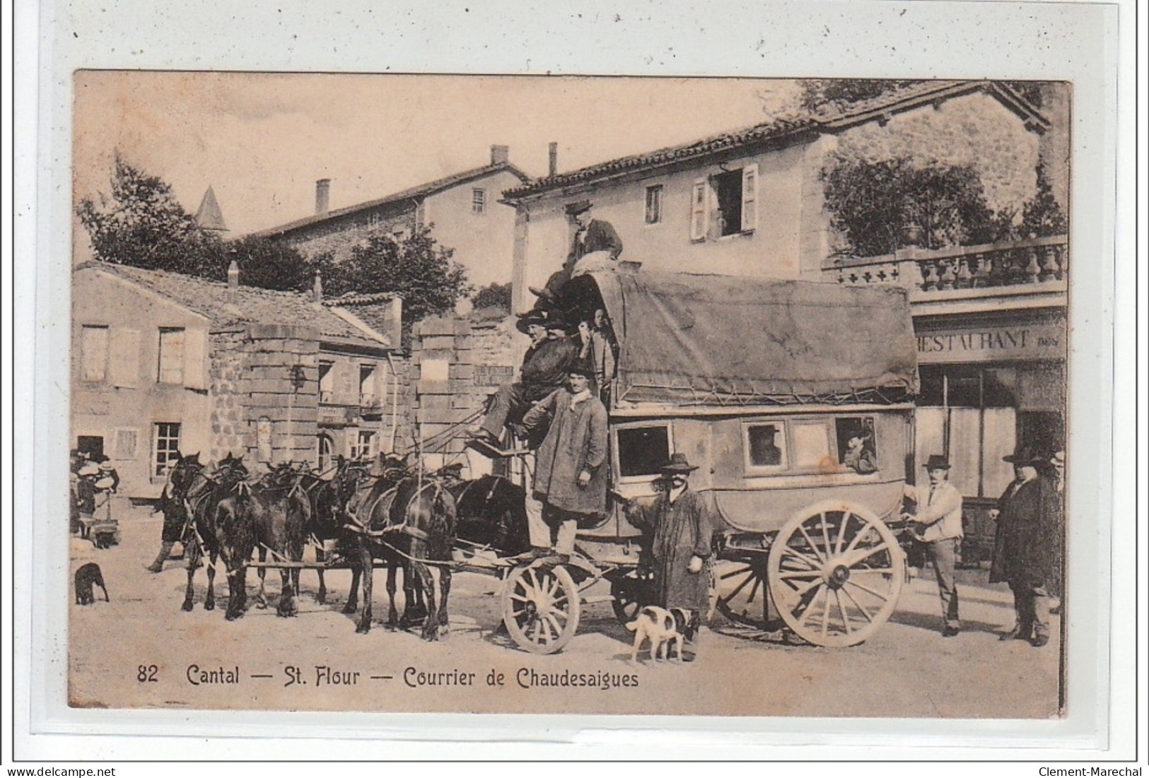 SAINT FLOUR - Courrier De CHAUDESAIGUES - Très Bon état - Saint Flour