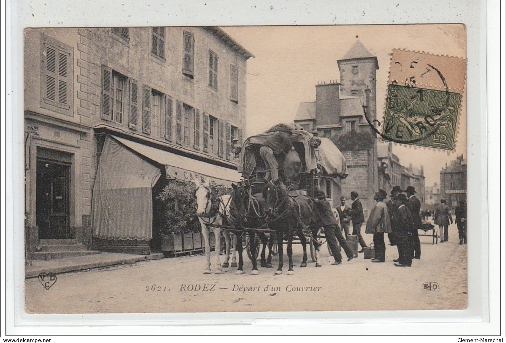 RODEZ - Départ D'un Courrier - état - Rodez