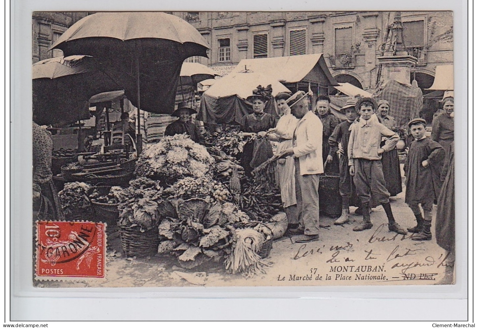 MONTAUBAN : Le Marché Sur La Place Nationale - Très Bon état - Montauban